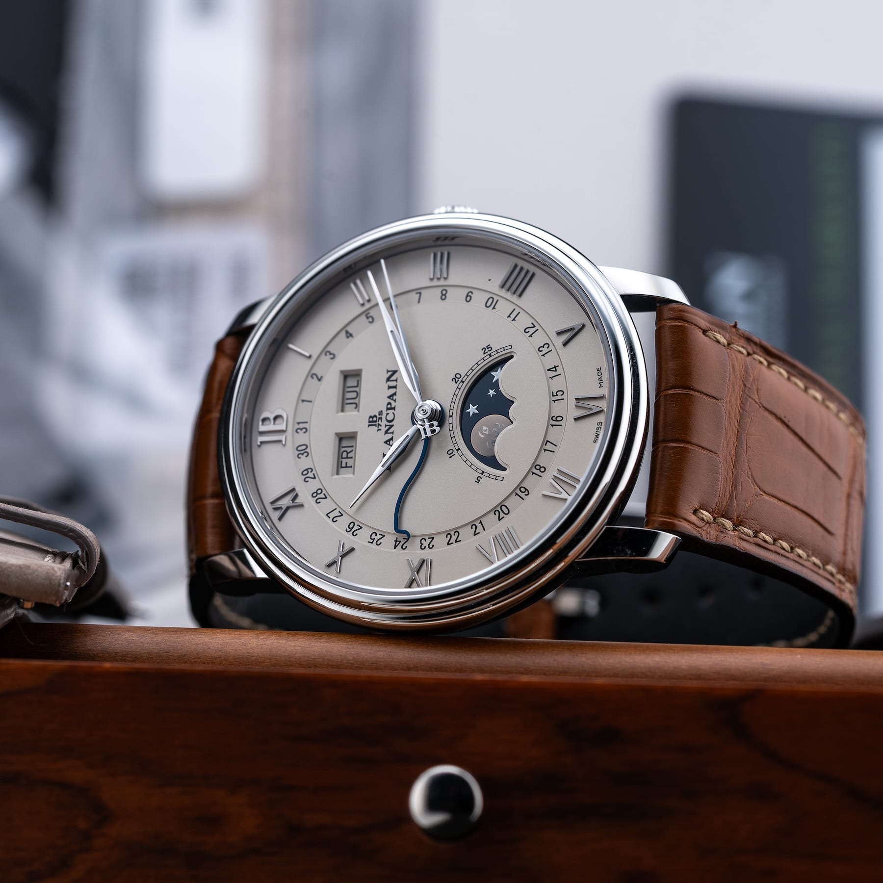 Blancpain 6654N 1142 55B Villeret Quantième Complet