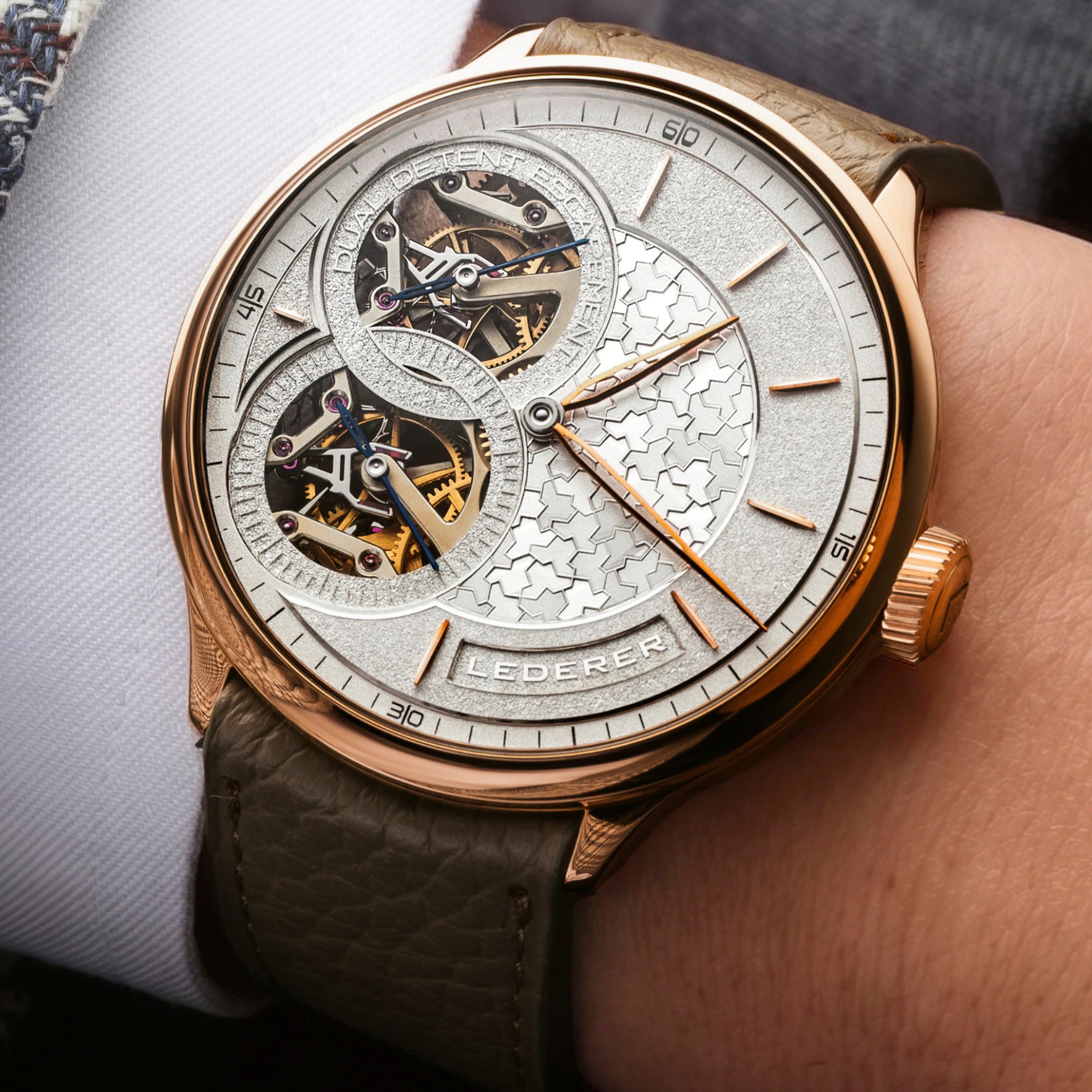 Lederer CIC Einstein 18k Rose Gold Rhodium CIC.9012.50.806