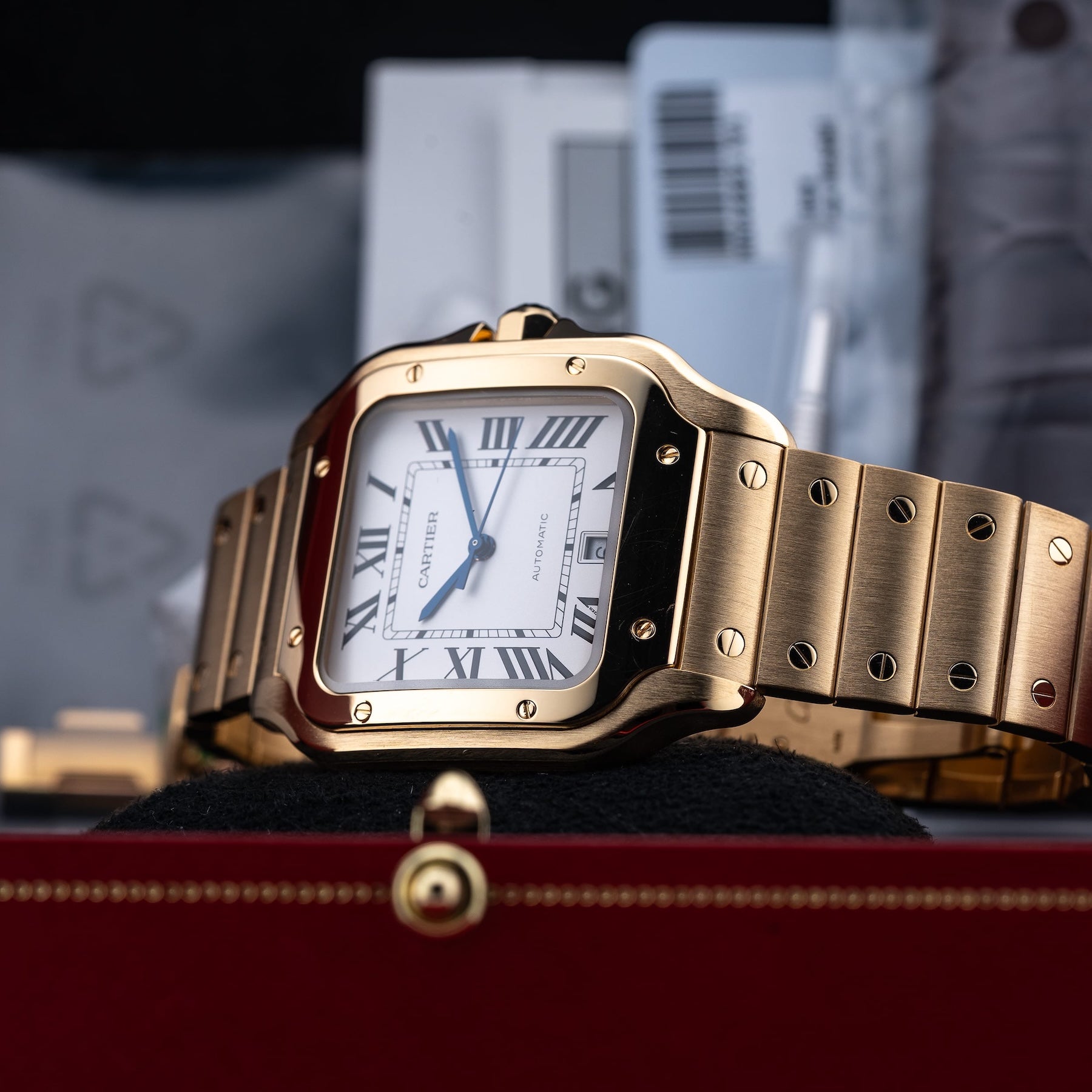 Cartier Santos Yellow Gold WGSA0029
