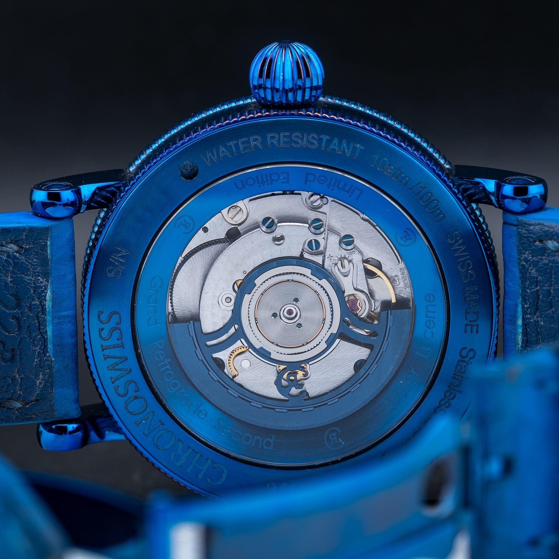 Chronoswiss CH-6926-BLGO Flying Grand Regulator Open Gear ReSec Blue