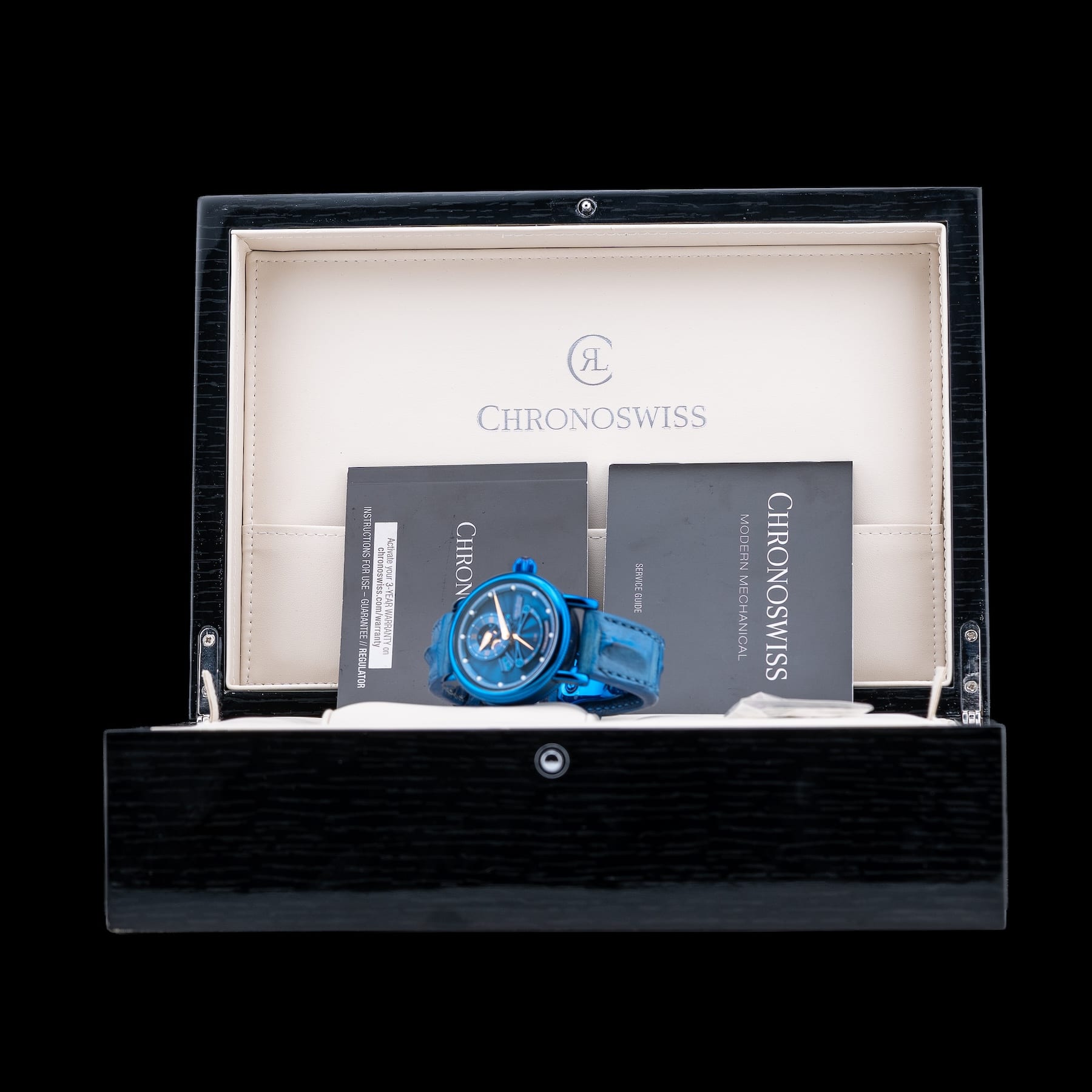 Chronoswiss CH-6926-BLGO Flying Grand Regulator Open Gear ReSec Blue