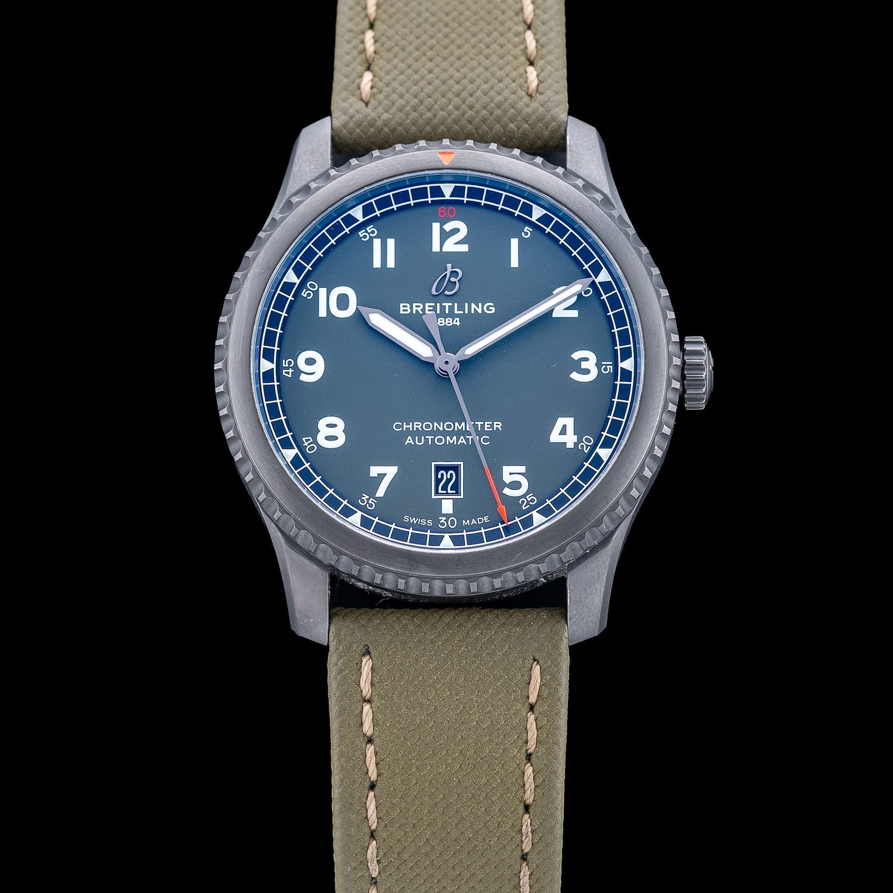 Breitling Aviator 8 Automatic 41 black steel Curtiss Warhawk M173152A1L1X1