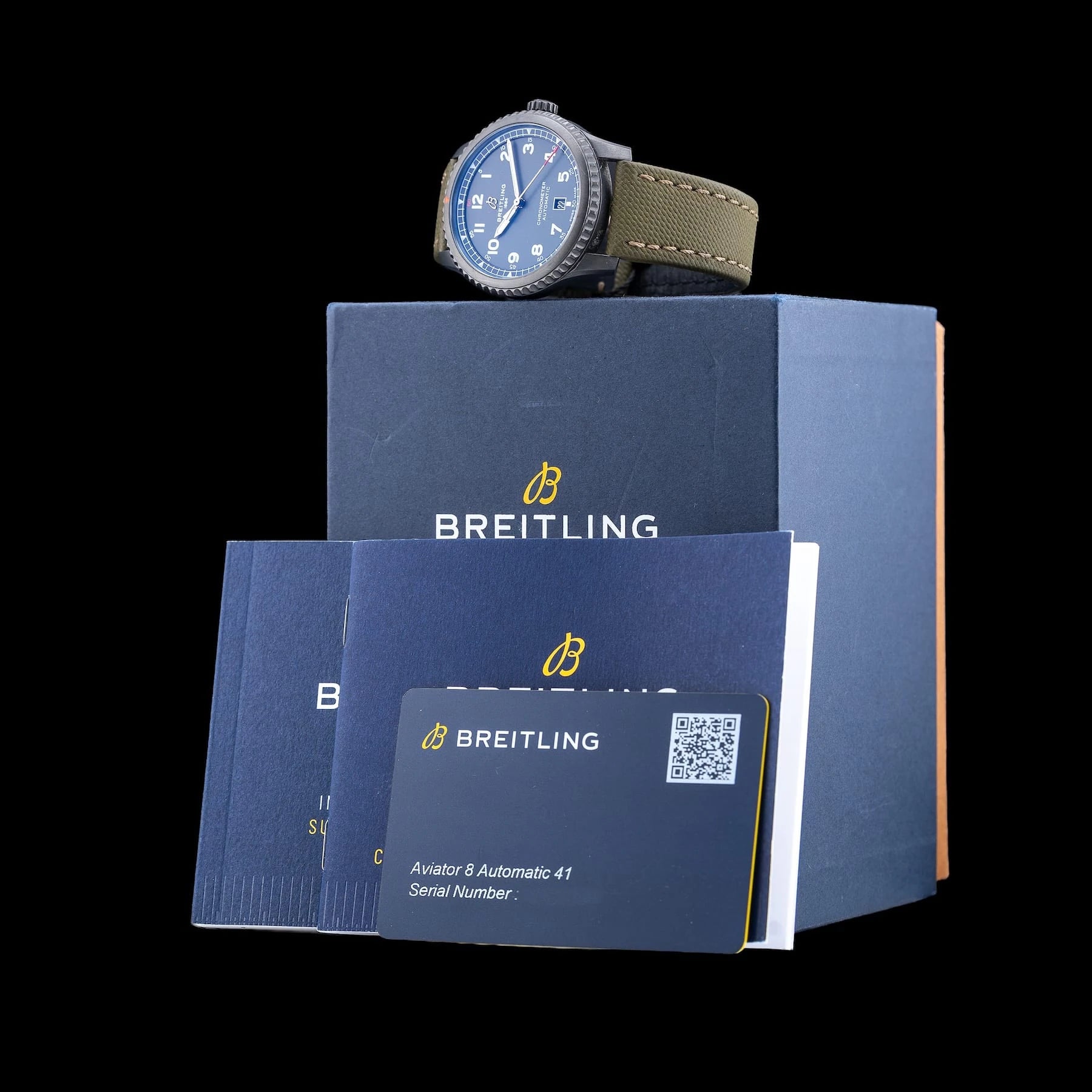Breitling Aviator 8 Automatic 41 black steel Curtiss Warhawk M173152A1L1X1