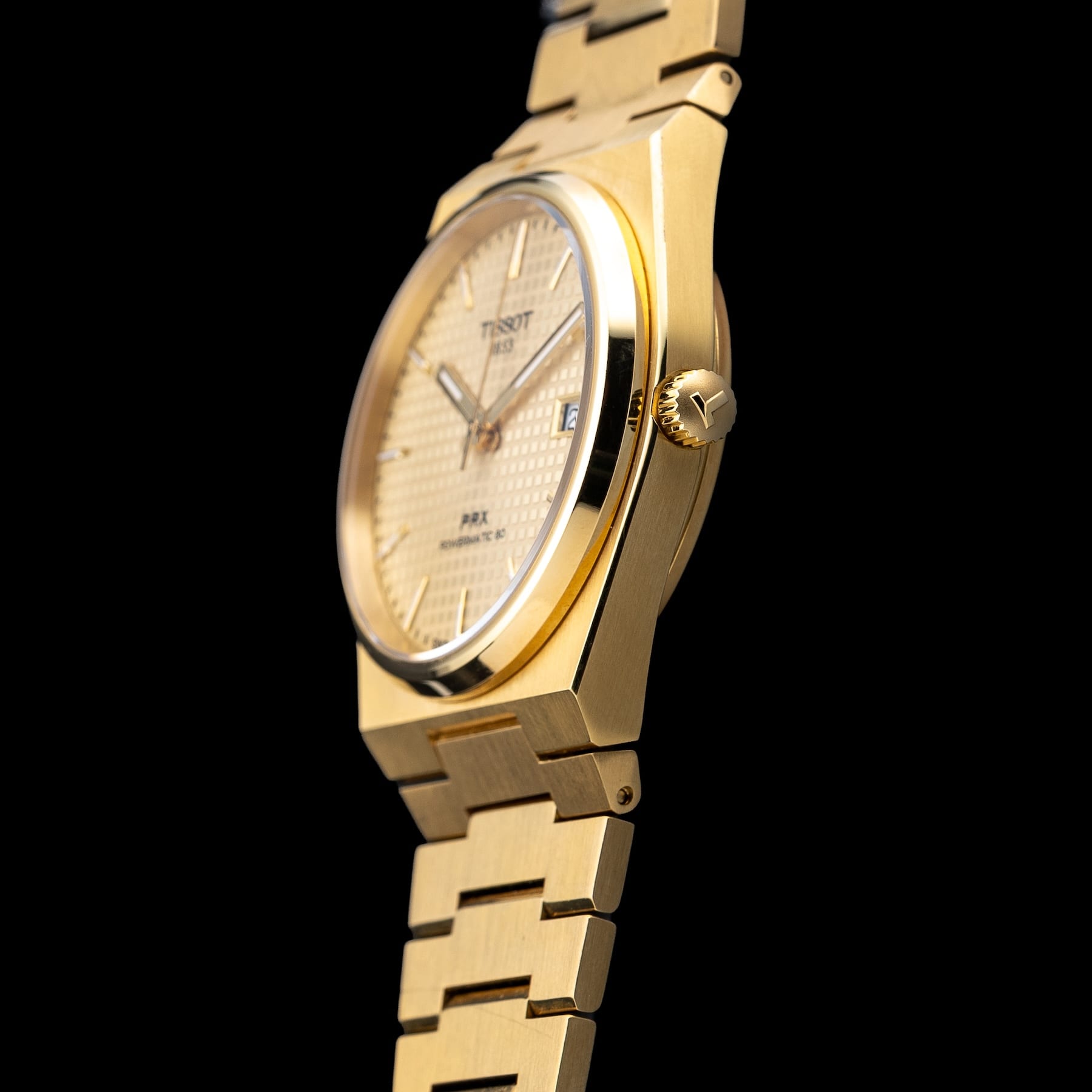 Tissot T137.407.33.021.00 PRX 40mm Auto Gold Dial