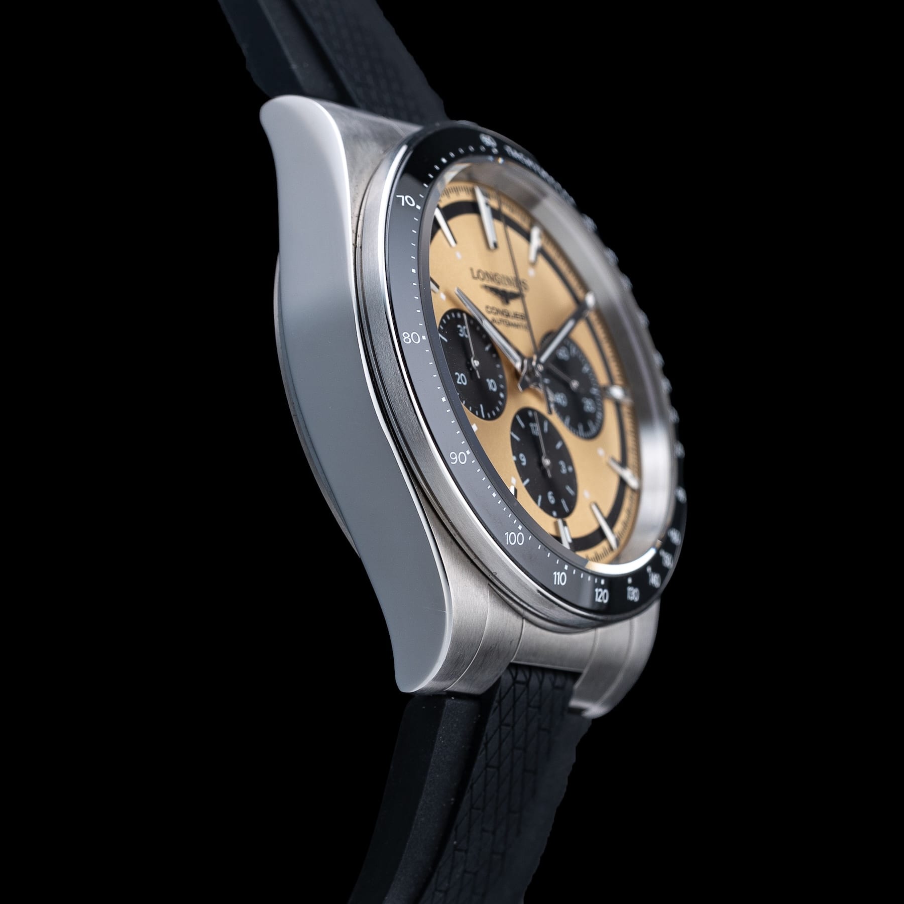 Longines L3.835.4.32.9 Conquest Sunray Brown on Strap