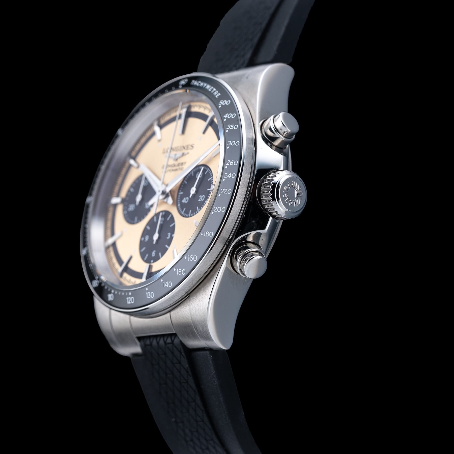 Longines L3.835.4.32.9 Conquest Sunray Brown on Strap