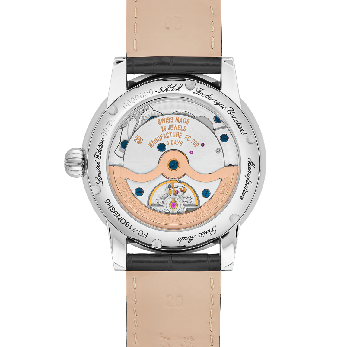Frederique Constant Classic Moonphase Date Manufacture FC-716ONB3H6