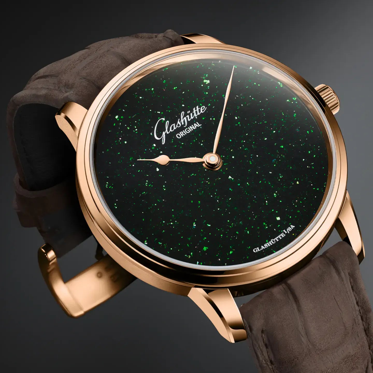 Glashütte Original Senator Green Aventurine 1-36-16-41-05-01
