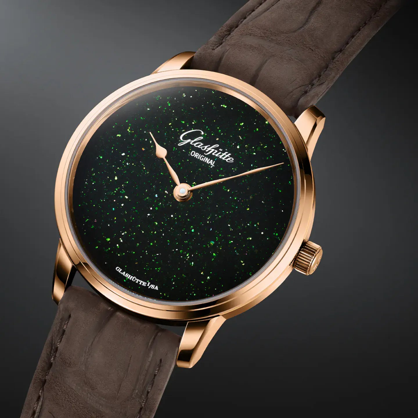 Glashütte Original Senator Green Aventurine 1-36-16-41-05-01