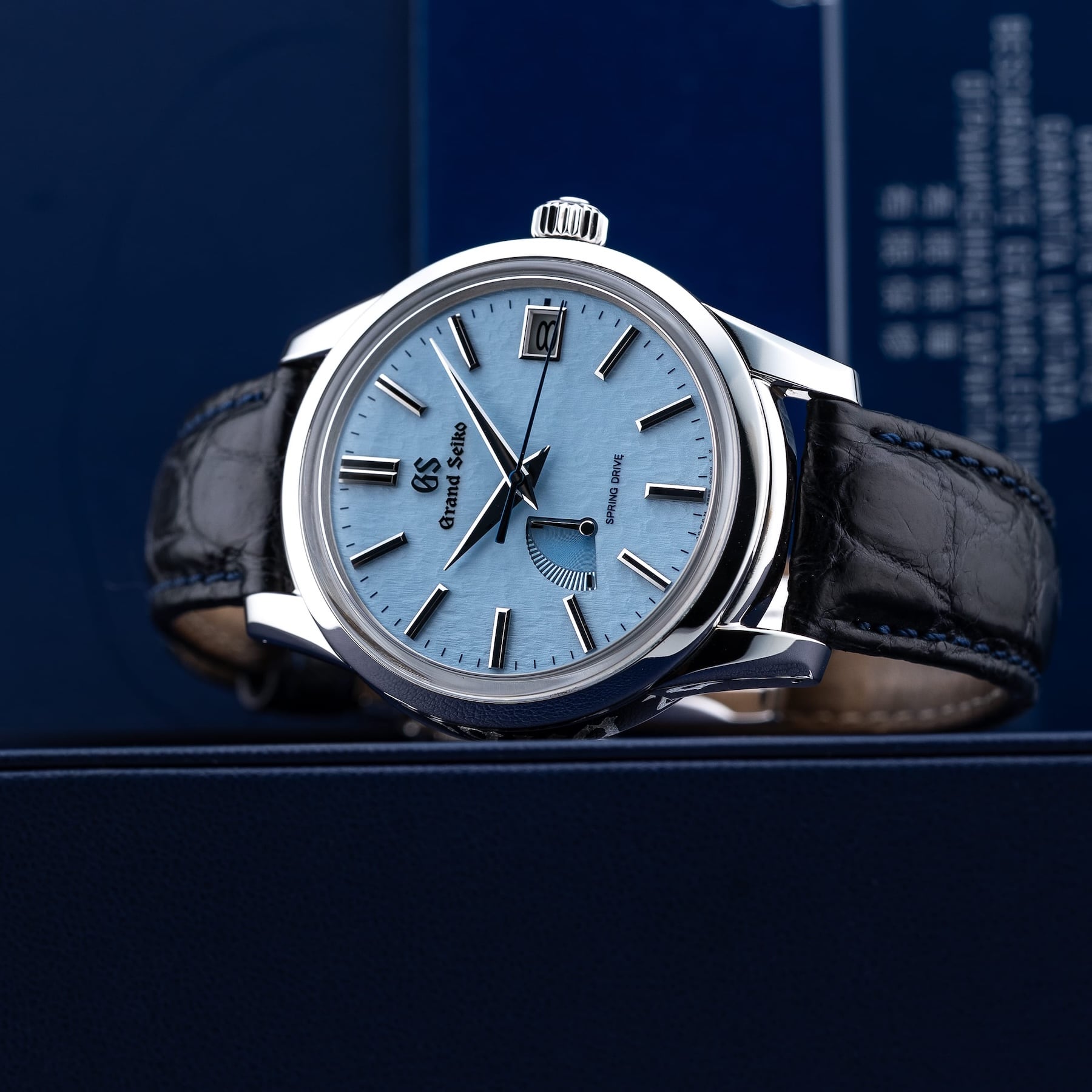 Grand Seiko Elegance SBGA407 Blue "Skyflake"