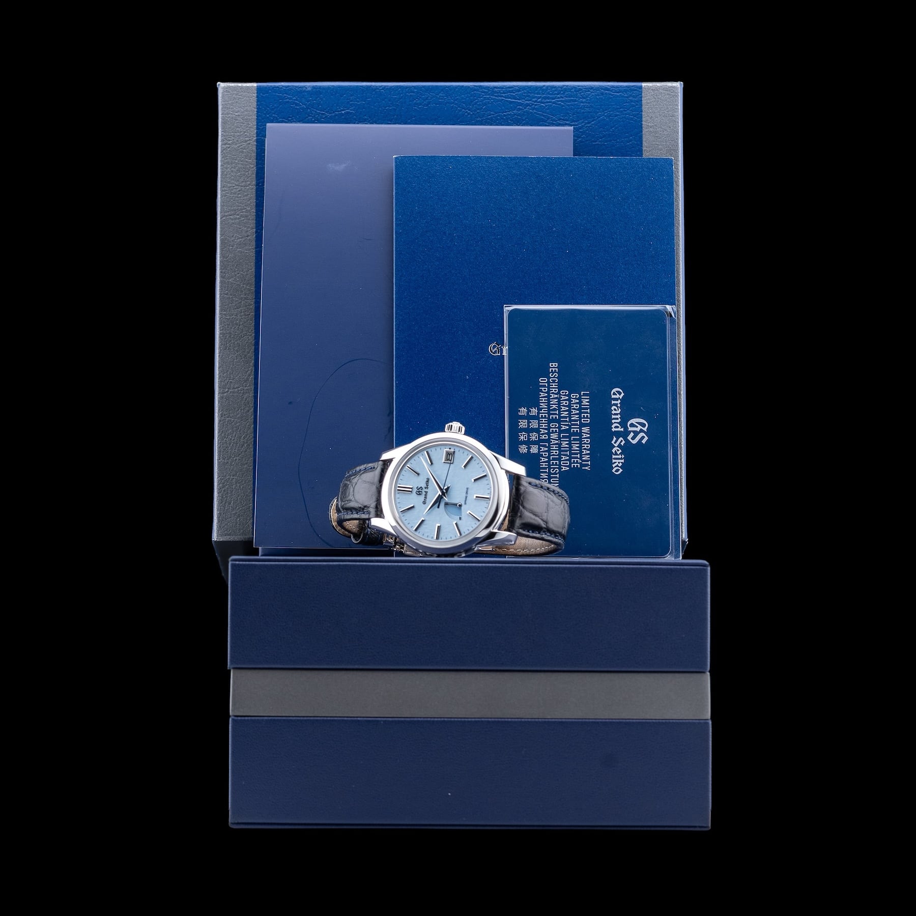 Grand Seiko Elegance SBGA407 Blue "Skyflake"