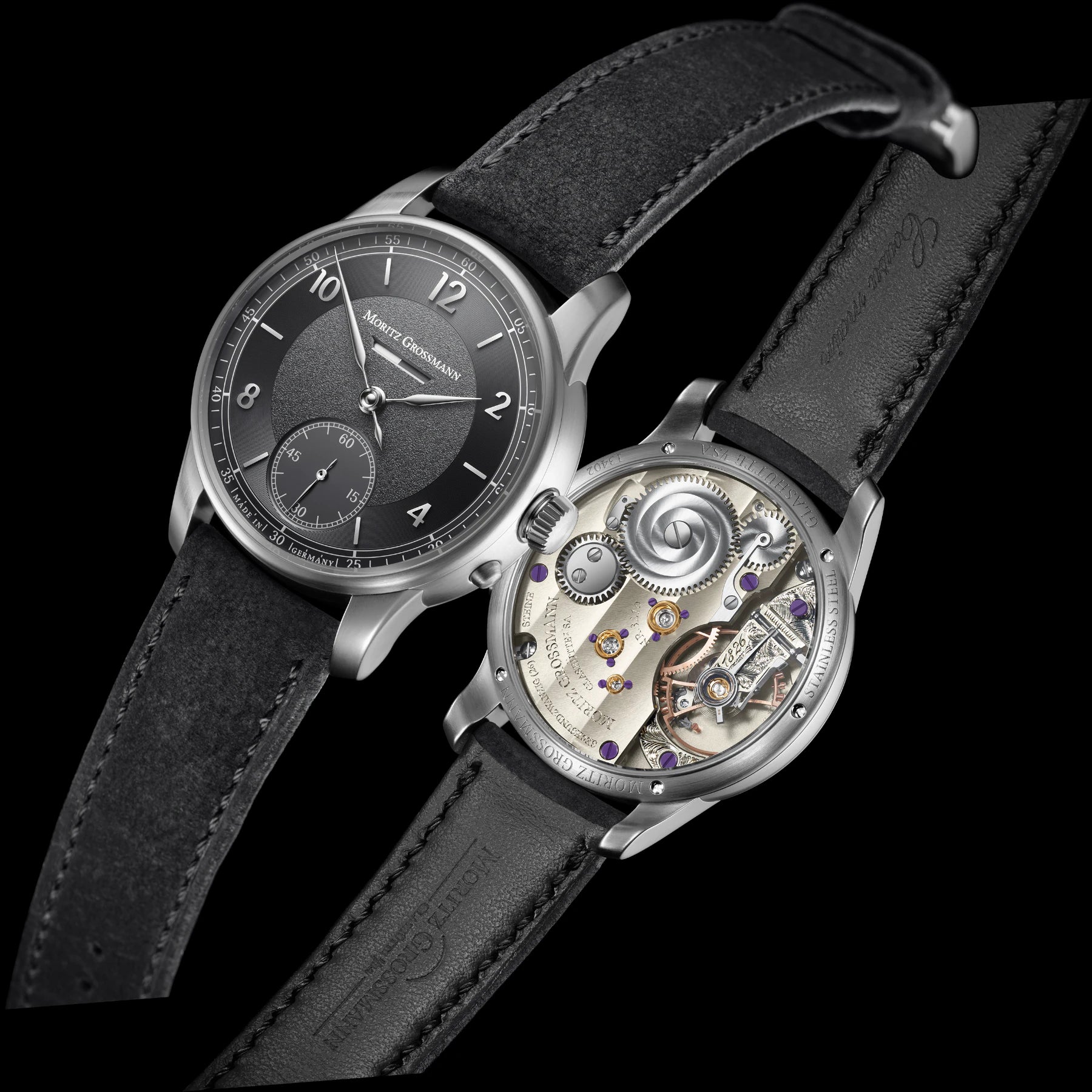 Moritz Grossmann Benu POWER RESERVE Stainless Steel Brushed