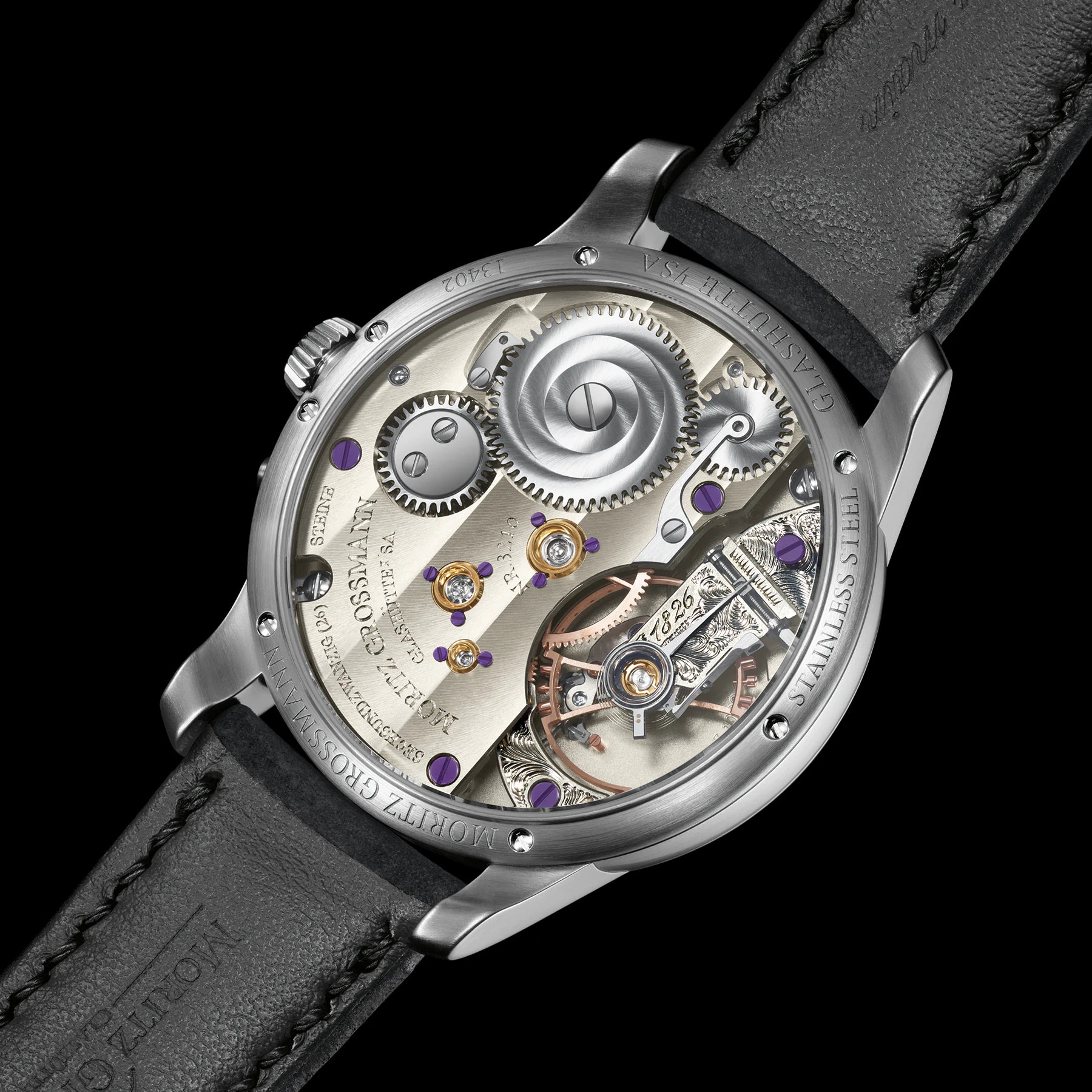 Moritz Grossmann Benu POWER RESERVE Stainless Steel Brushed