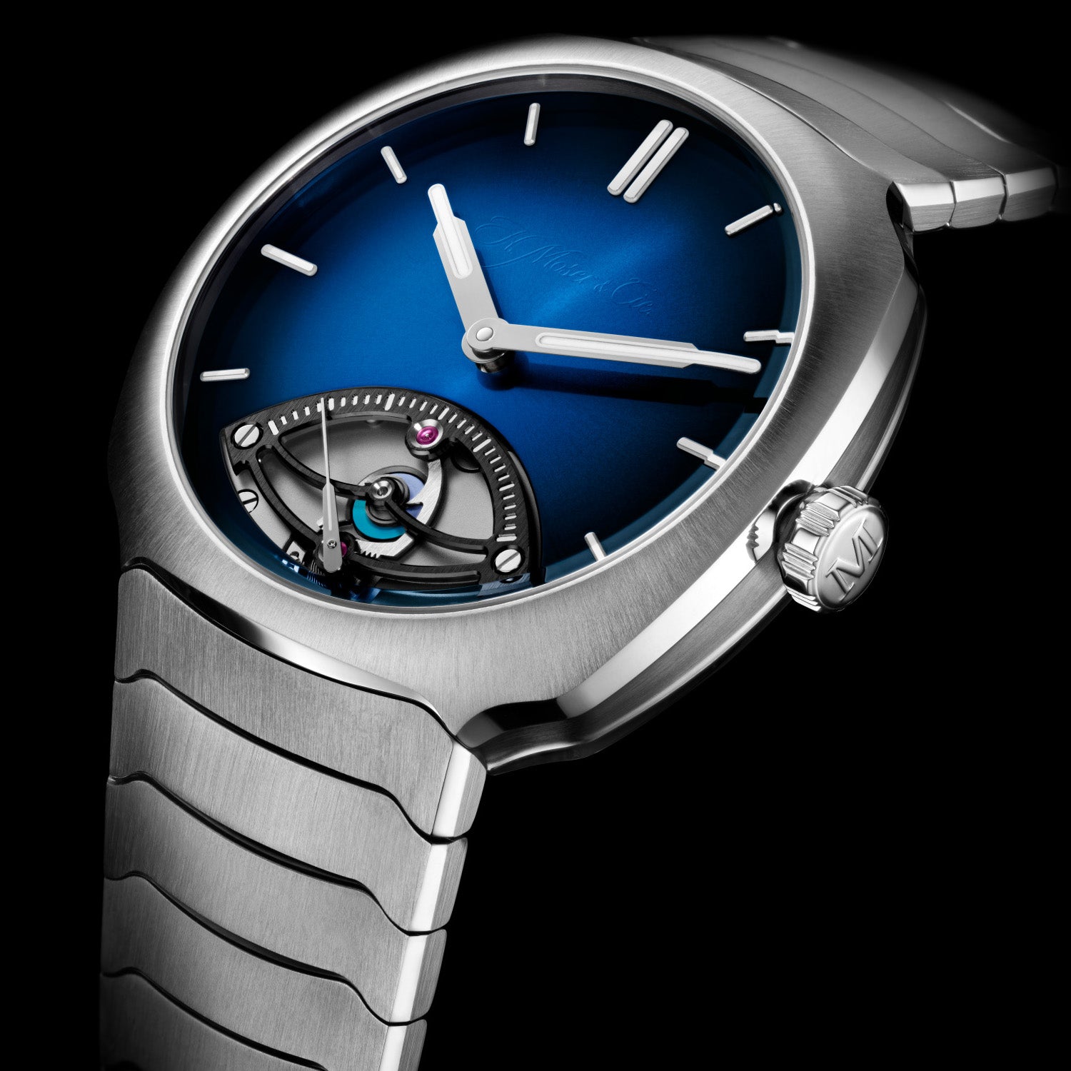 H. Moser & Cie. Streamliner Retrograde Seconds 6252-1200