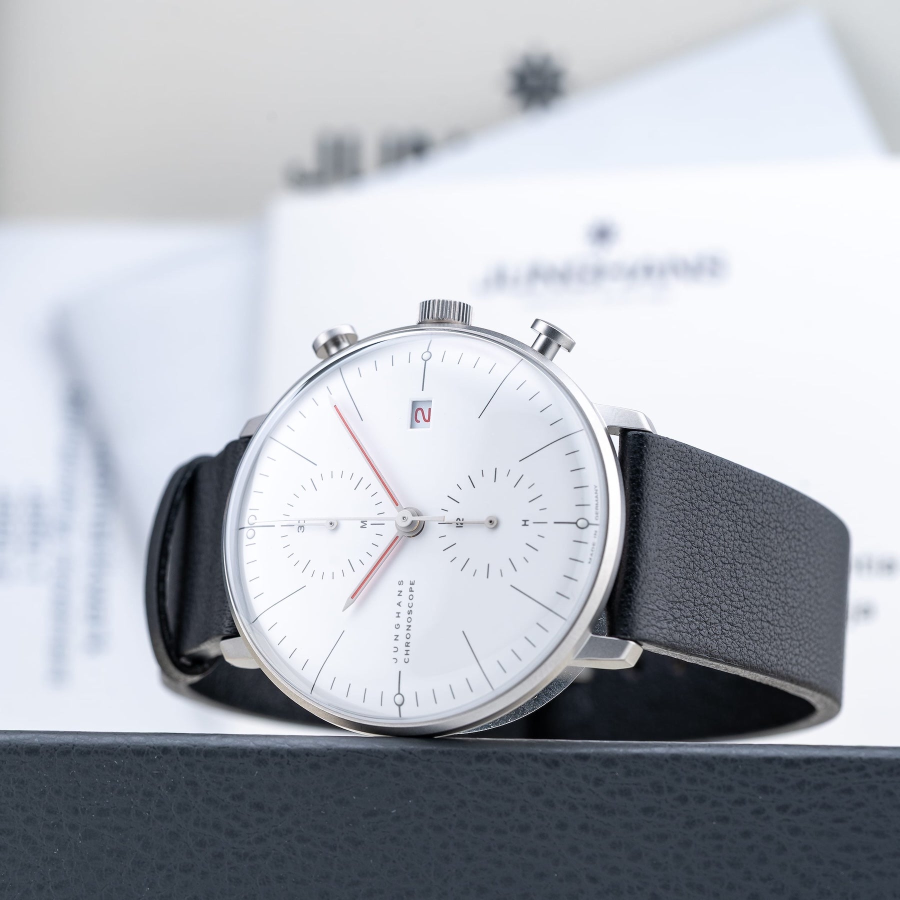 Junghans Max Bill Chronoscope Bauhaus 027/4303.02