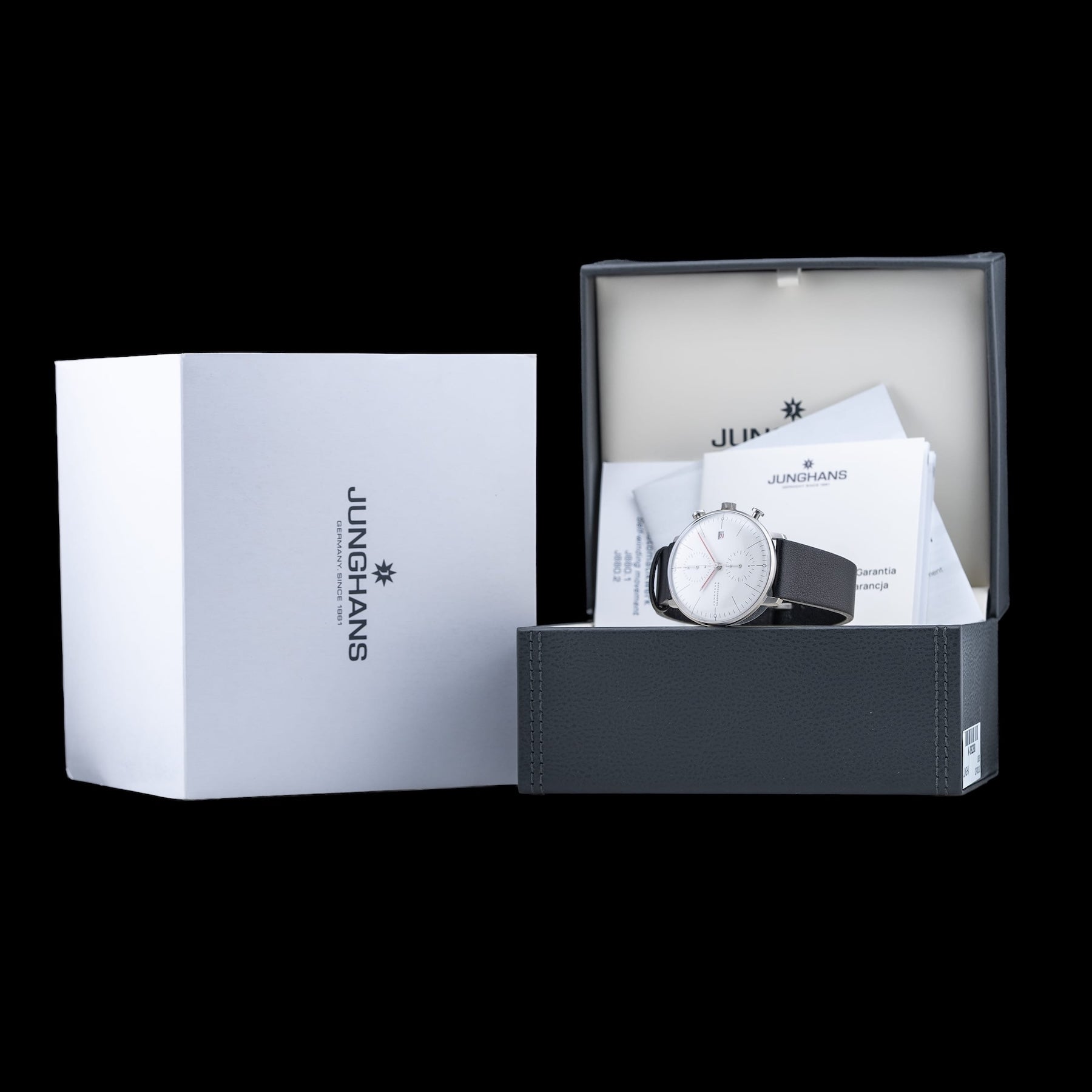 Junghans Max Bill Chronoscope Bauhaus 027/4303.02