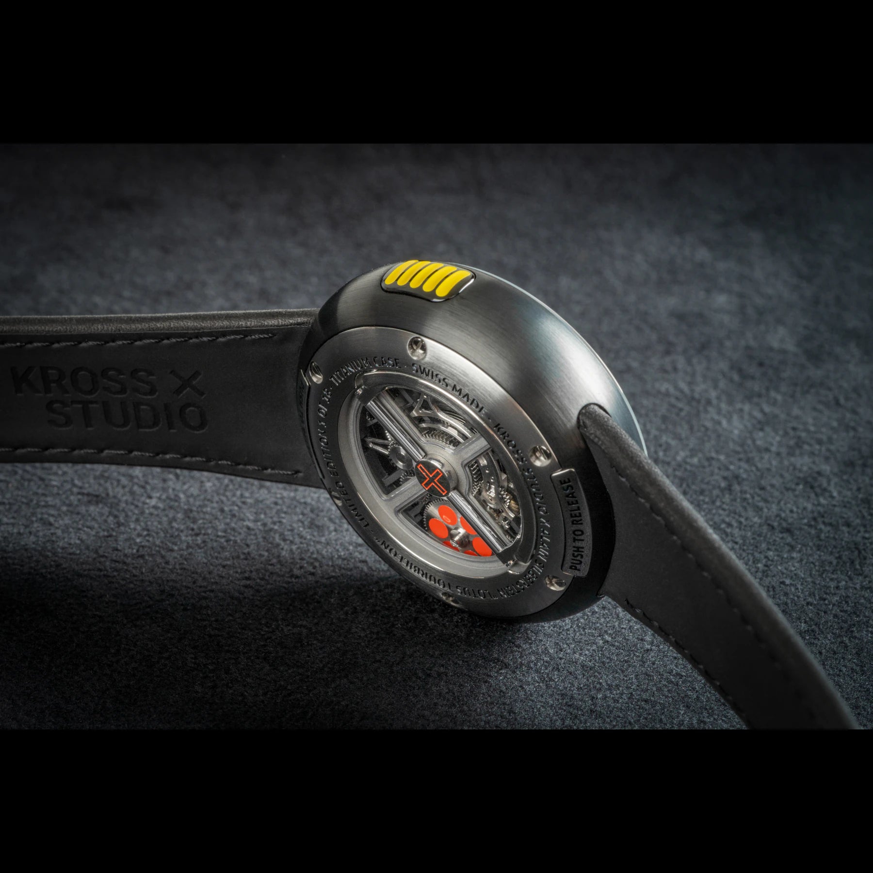 Marco Tedeschi Lotus Collector Set Black Titanium Central Tourbillon