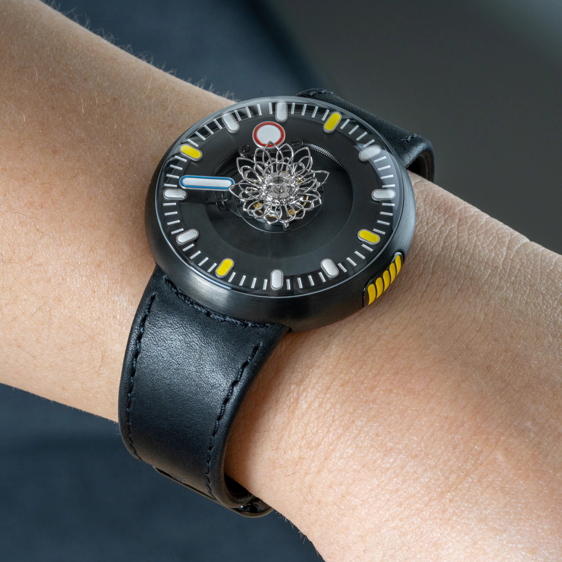 Marco Tedeschi Lotus Collector Set Black Titanium Central Tourbillon