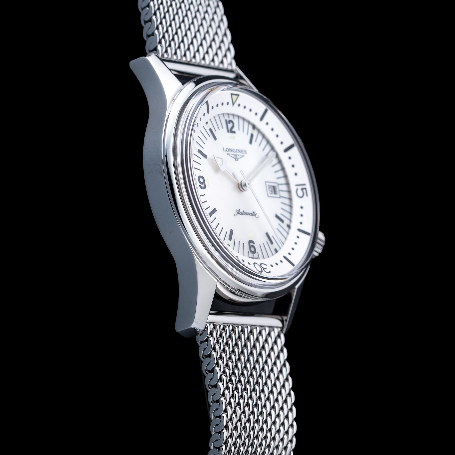 Longines Legend Diver Watch on Bracelet L3.374.4.80.6