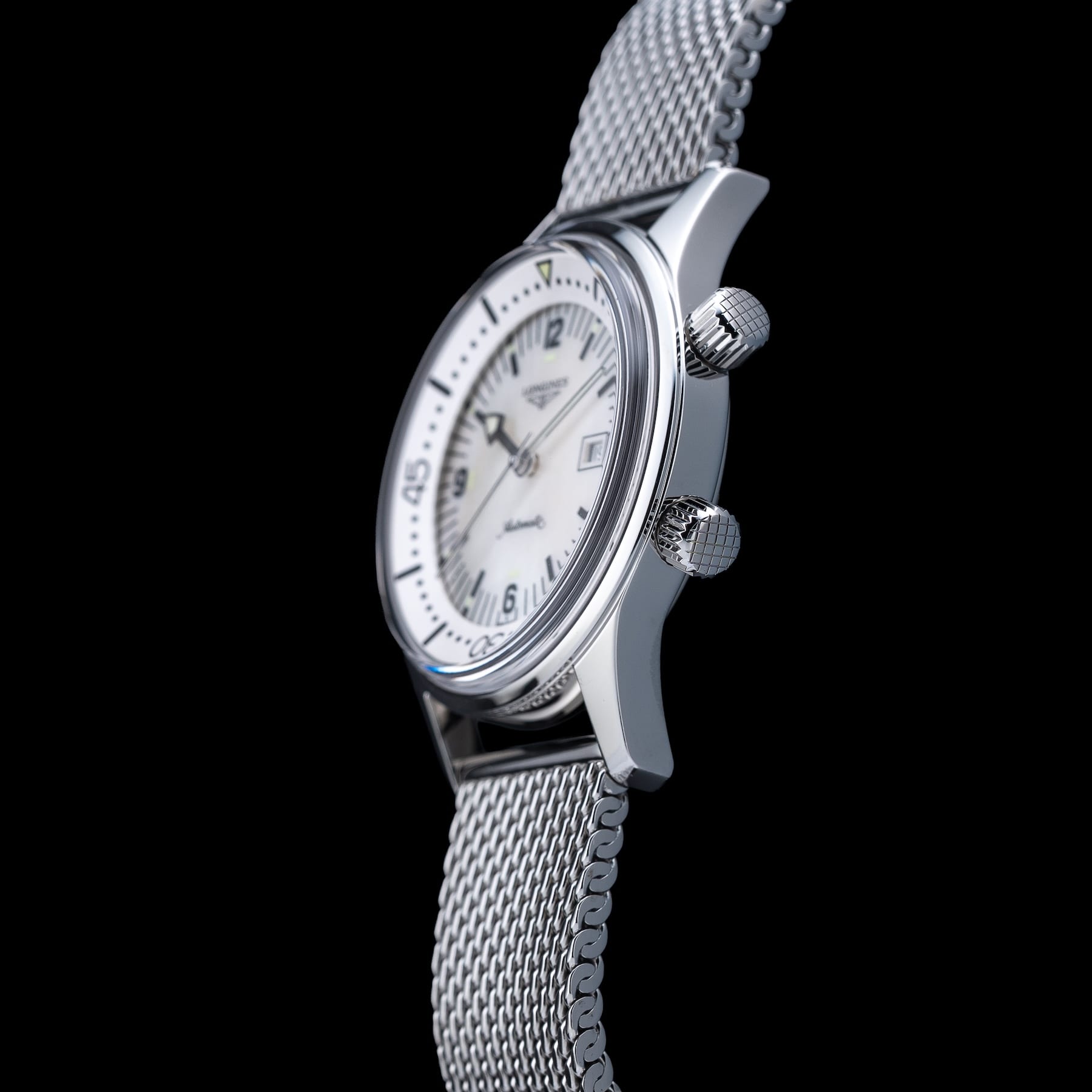 Longines Legend Diver Watch on Bracelet L3.374.4.80.6