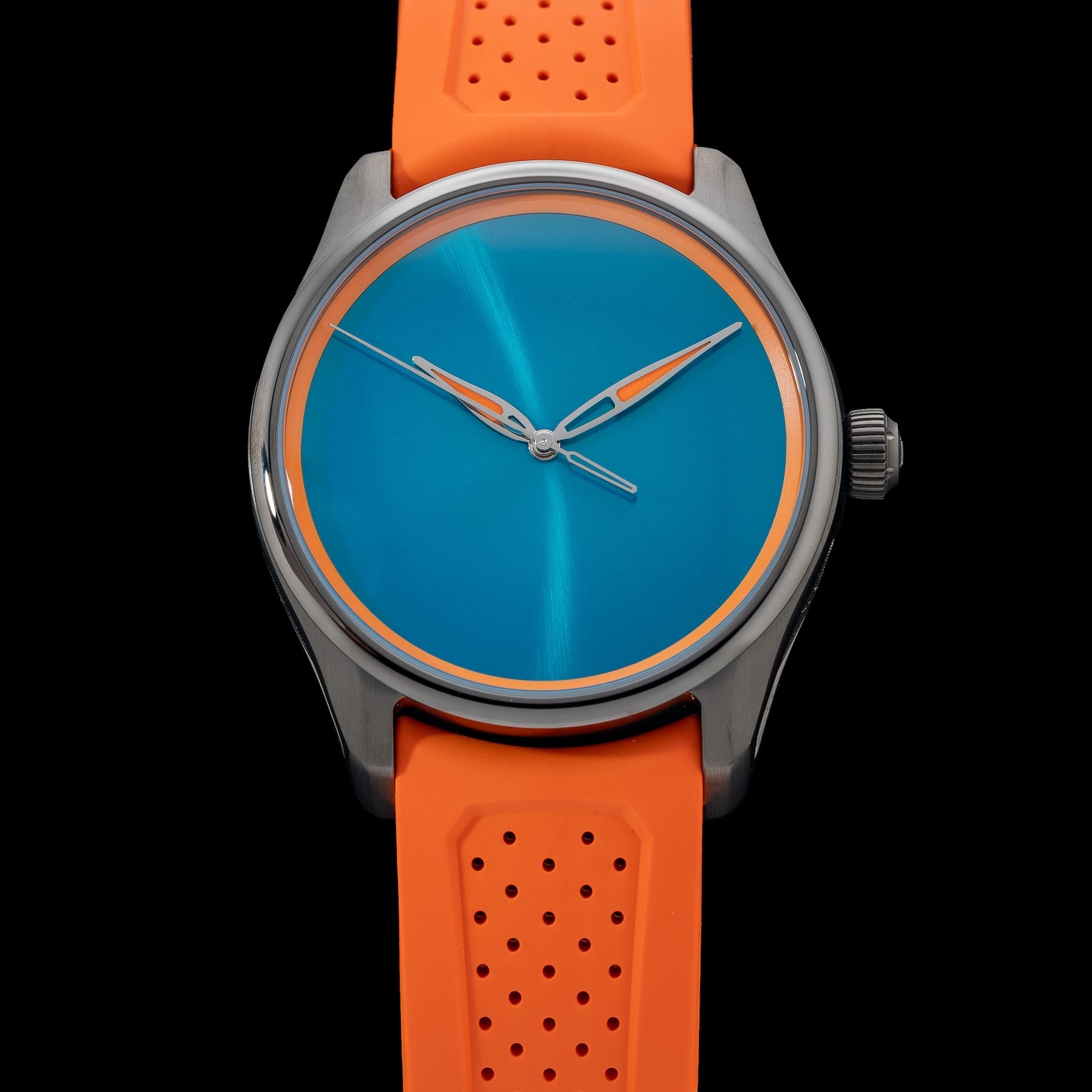 H. Moser & Cie. 3201-1205 Pioneer Centre Seconds Spiced Aqua