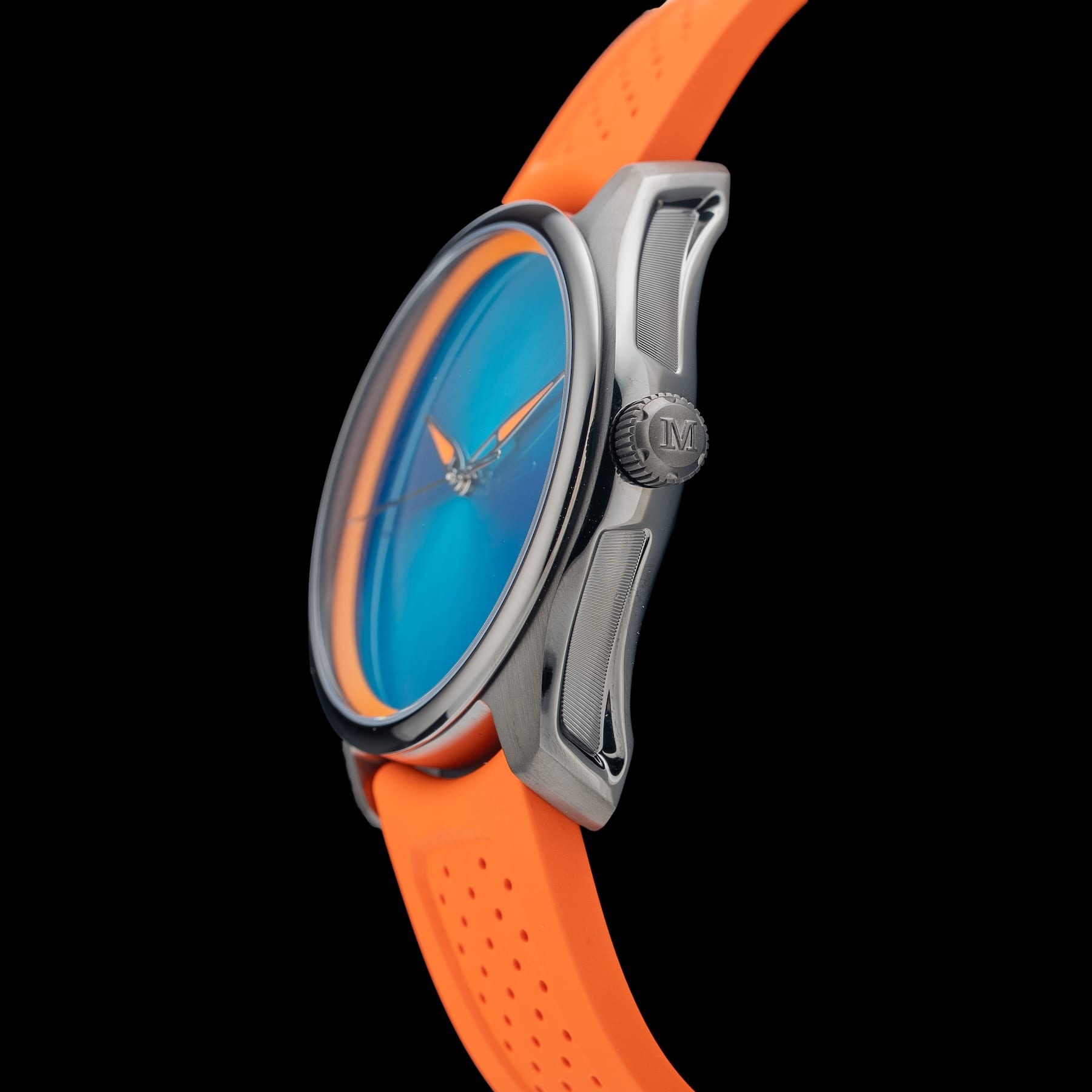 H. Moser & Cie. 3201-1205 Pioneer Centre Seconds Spiced Aqua