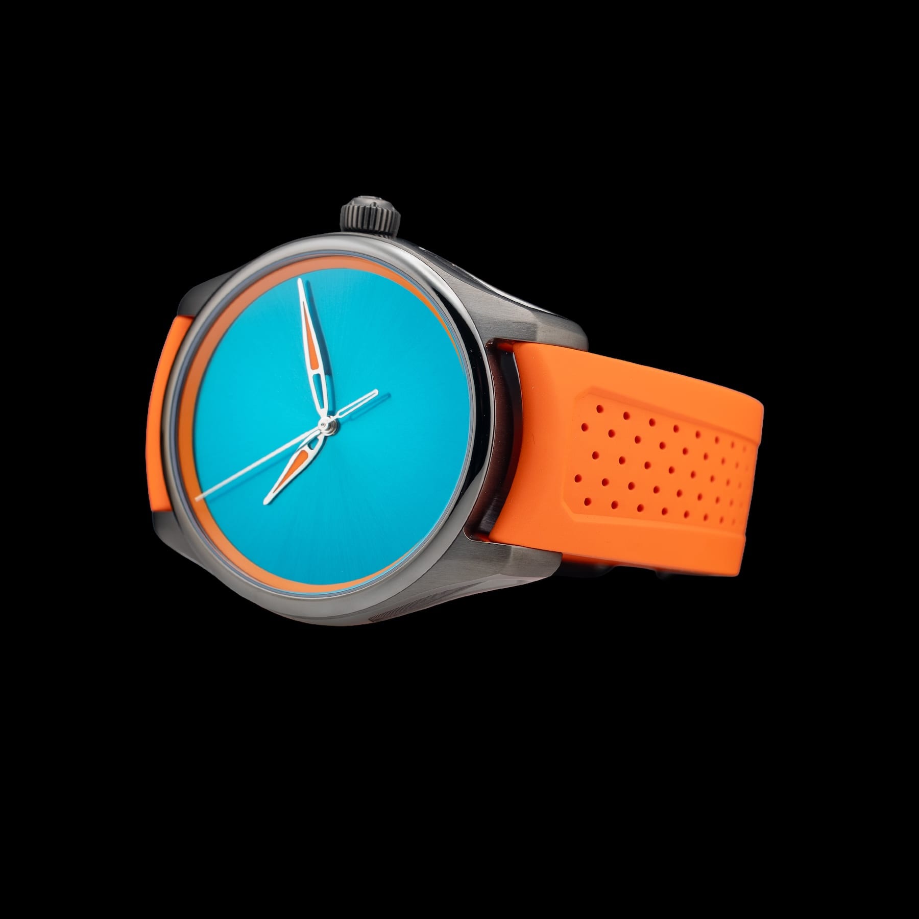 H. Moser & Cie. 3201-1205 Pioneer Centre Seconds Spiced Aqua