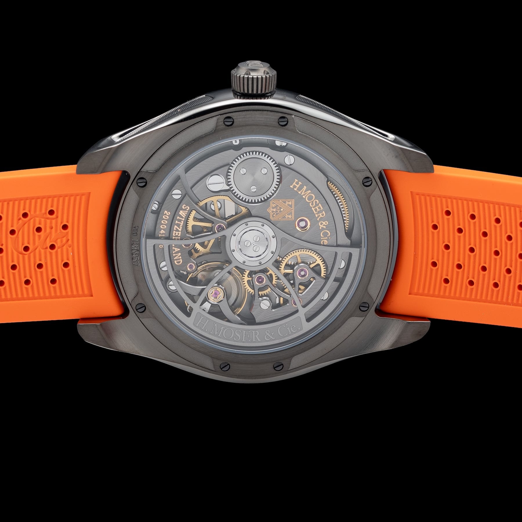 H. Moser & Cie. 3201-1205 Pioneer Centre Seconds Spiced Aqua