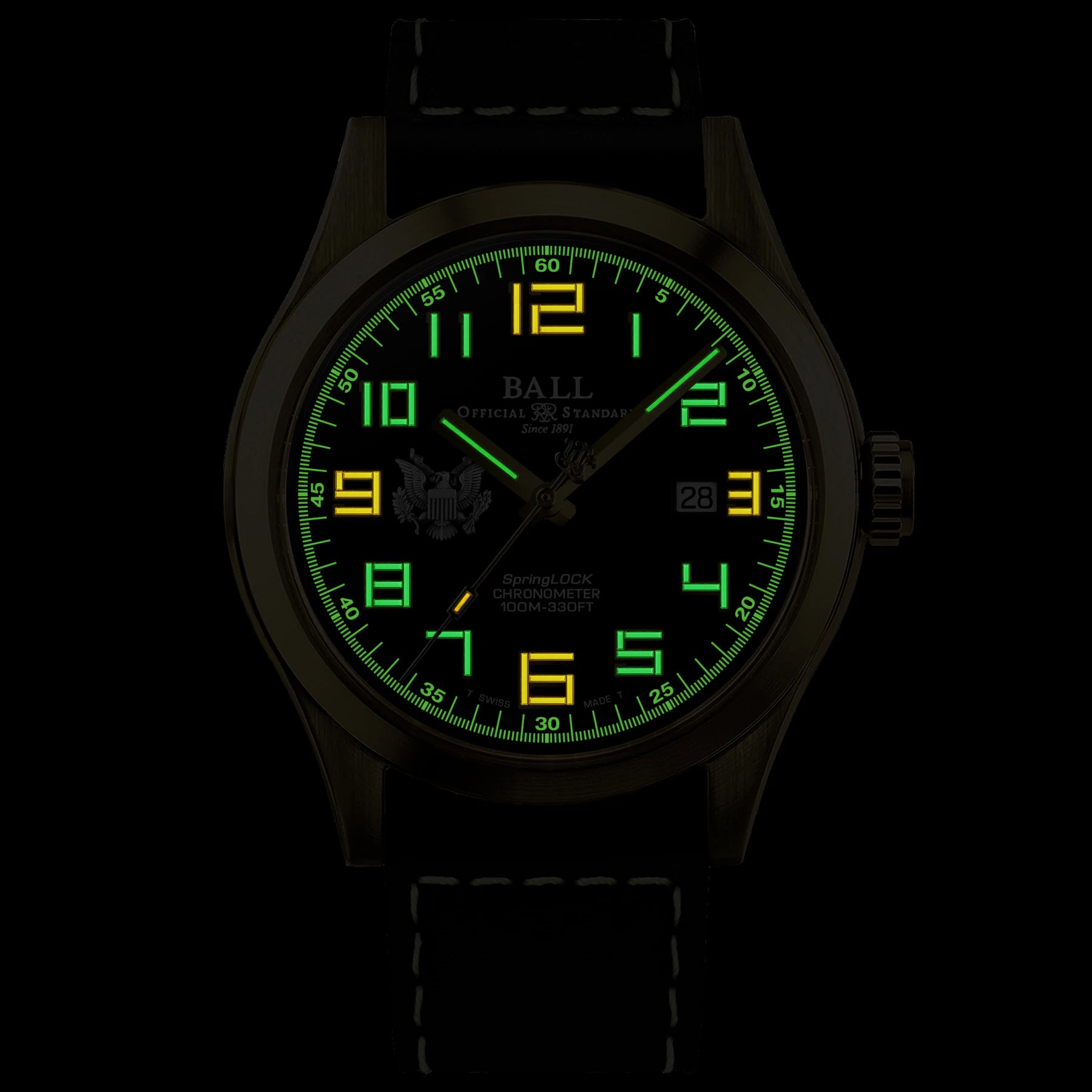 Ball Engineer III Army 43mm ND2186C-L4C-BK