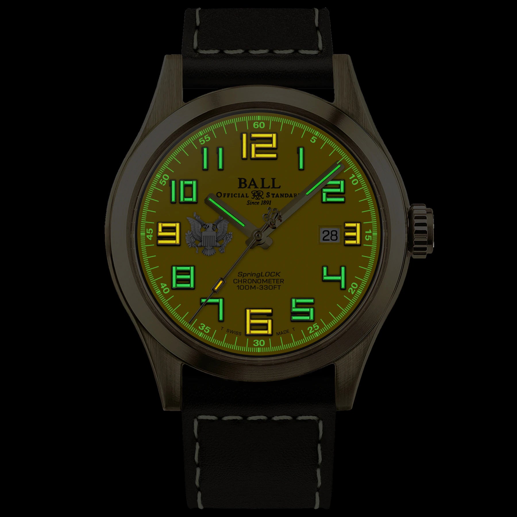 Ball Engineer III Army 43mm ND2186C-L4C-YE