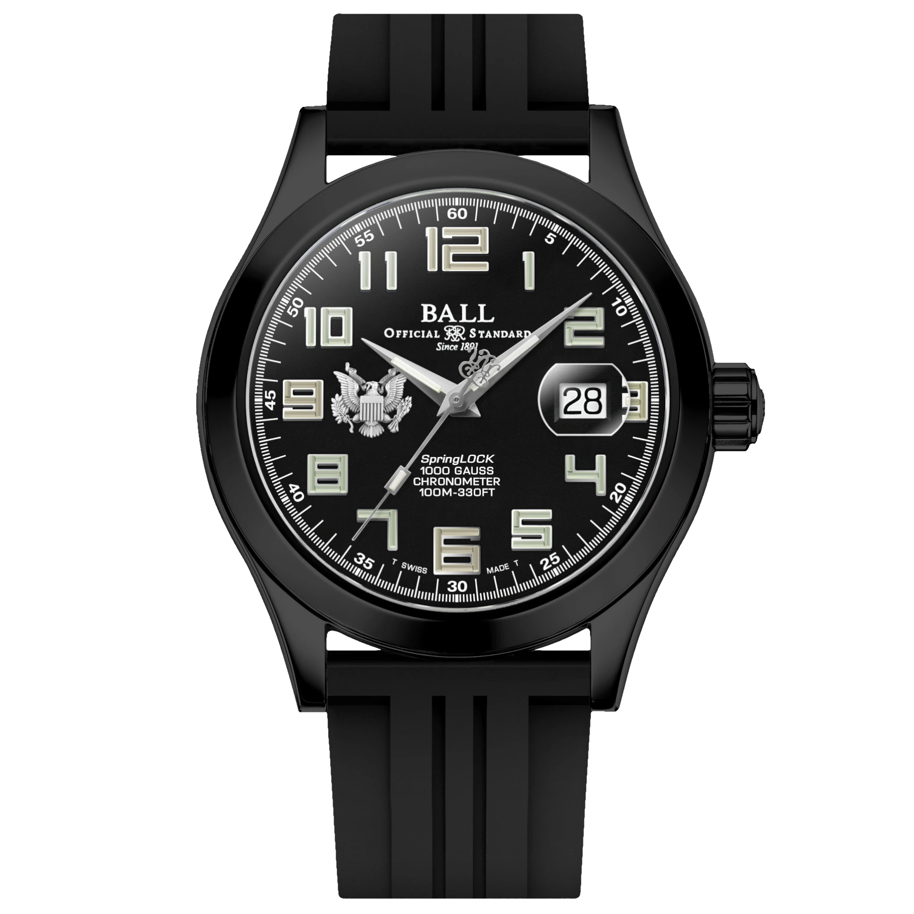 Ball Engineer III Army 43mm NM2028C-P49C-BK