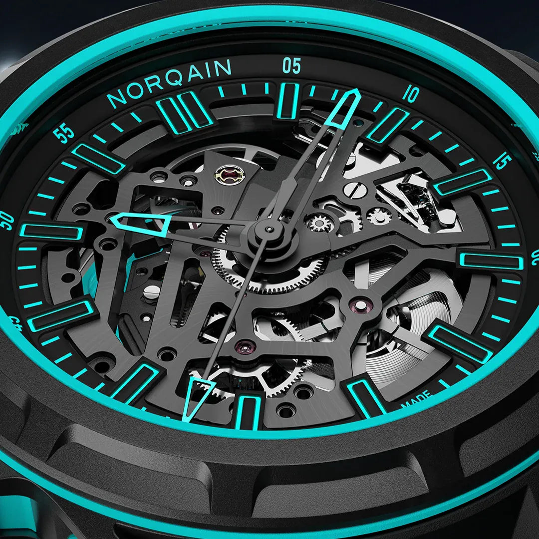 Norqain Wild One Skeleton X-Lite Turquoise N3003.26X02.B07.R01