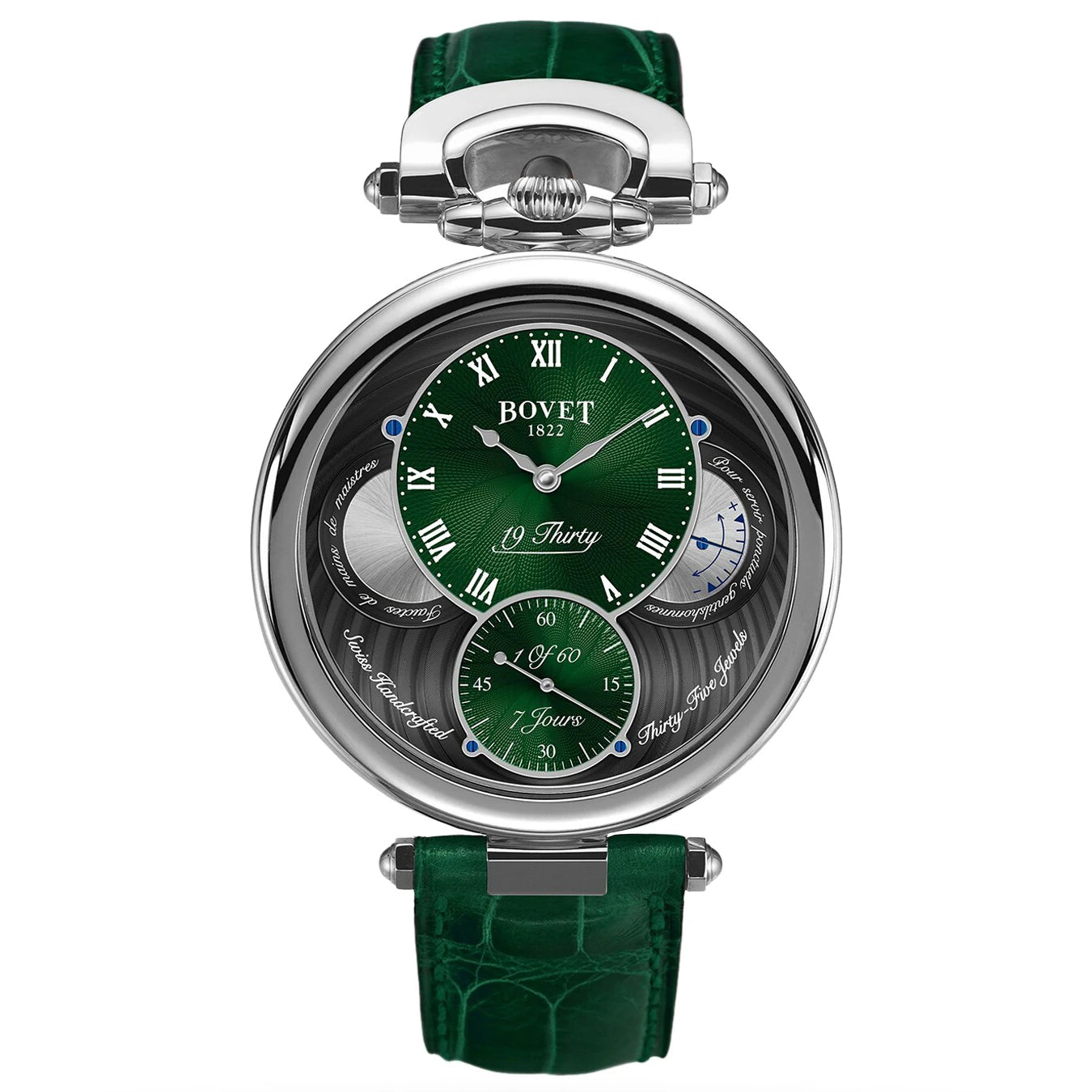 Bovet 19Thirty Great Gulloché Green Steel