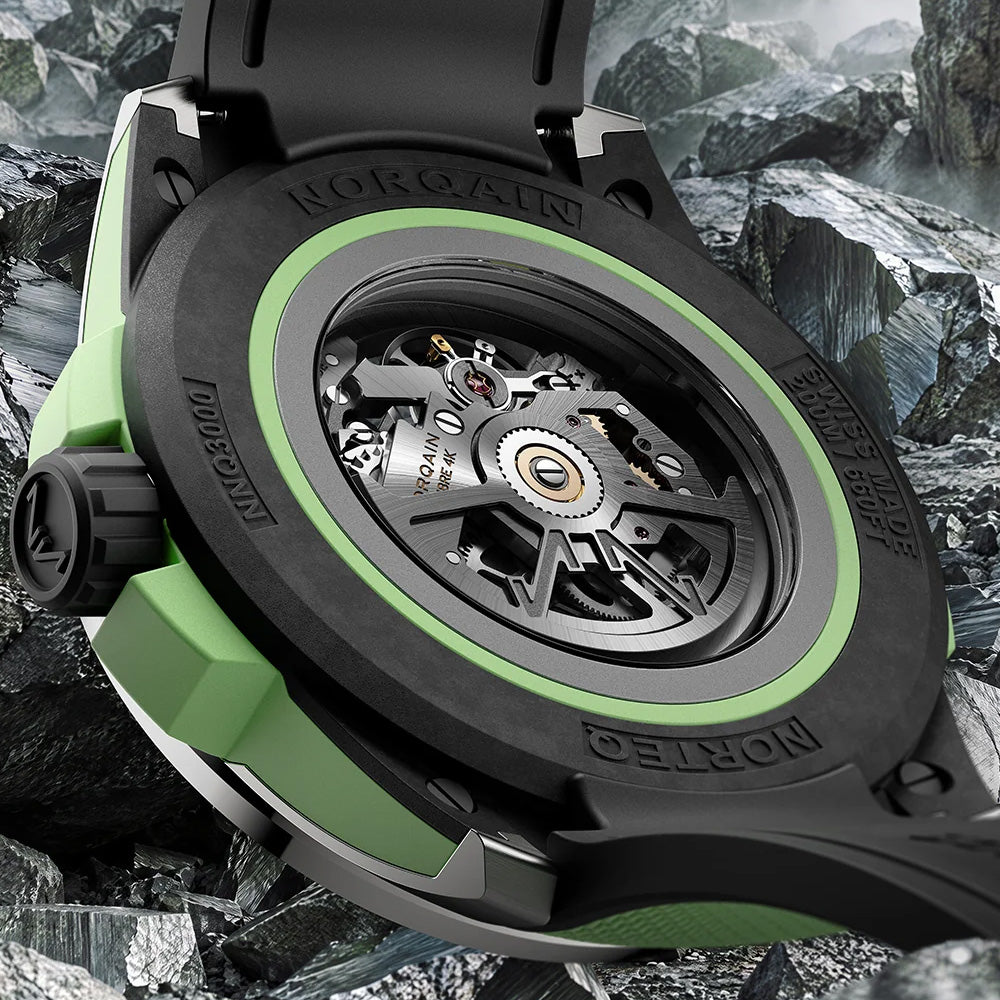 Norqain Wild One Skeleton N3000.26T01.B01.R03