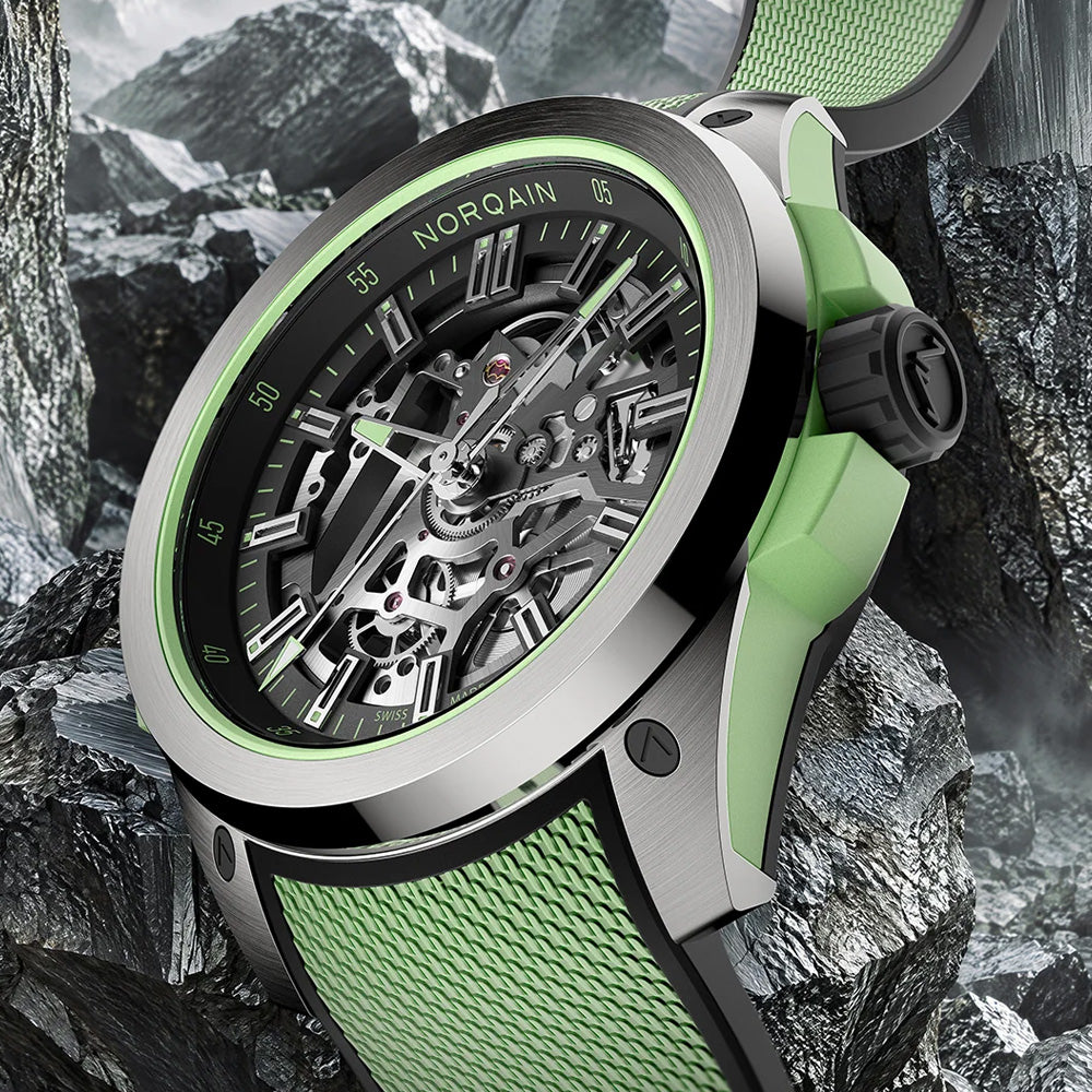 Norqain Wild One Skeleton N3000.26T01.B01.R03