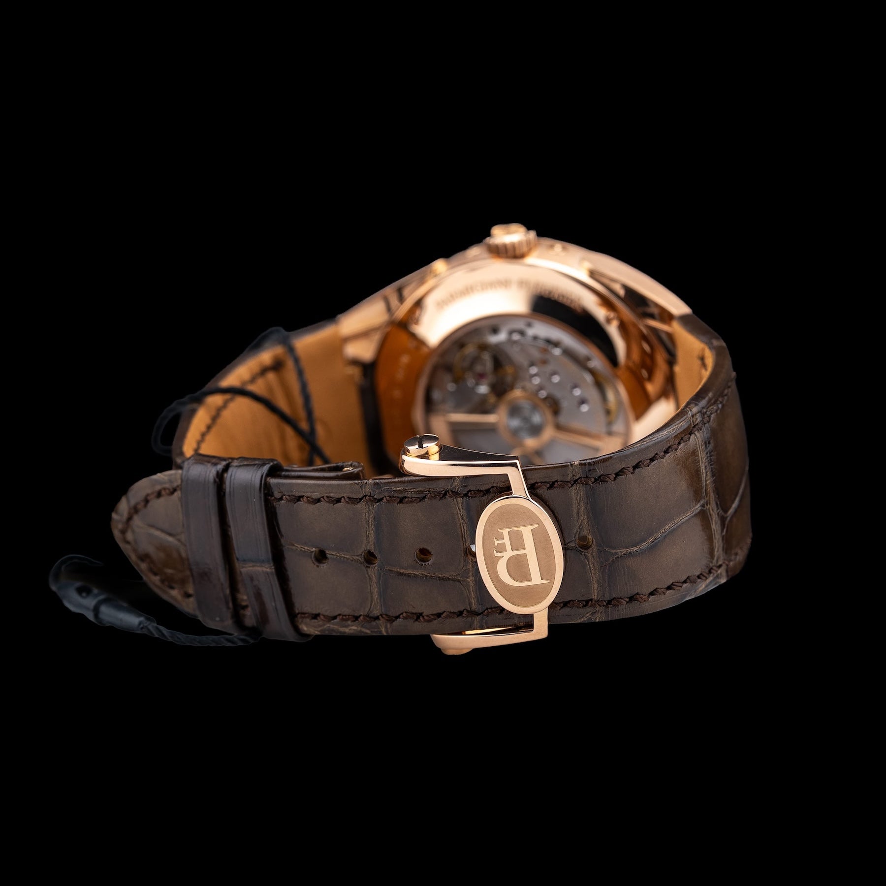 Parmigiani Fleurier PFC907-2020001-300182 Tonda PF Annual Calendar Rose Gold Black