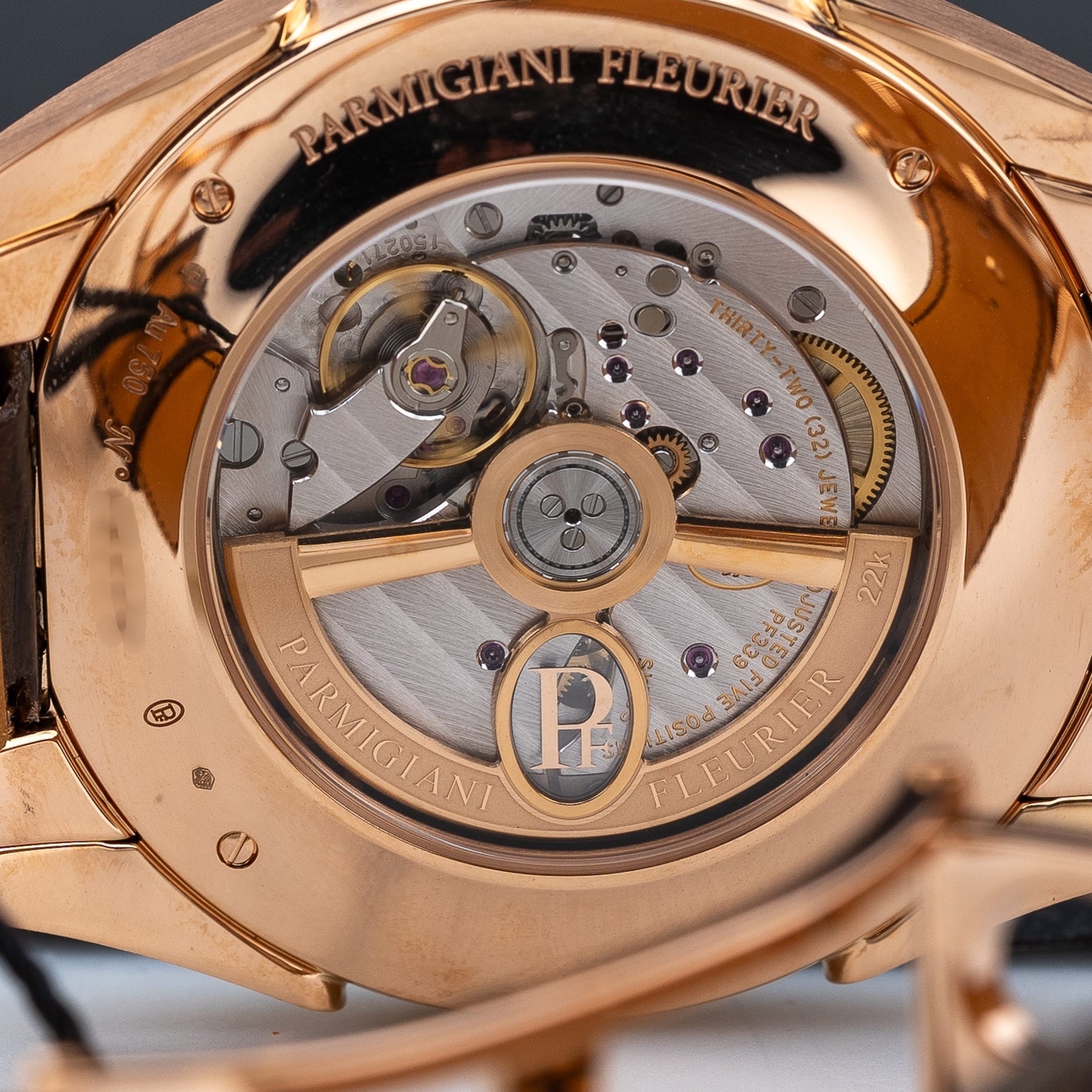 Parmigiani Fleurier PFC907-2020001-300182 Tonda PF Annual Calendar Rose Gold Black