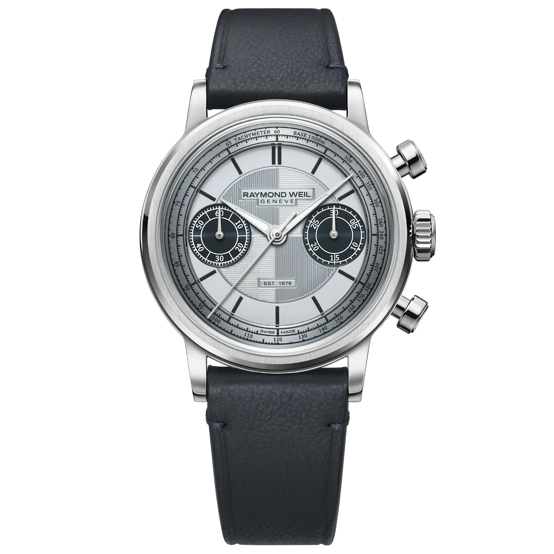 Raymond Weil Millesime 'Jubilee' Limited Edition Bi-Compax Chronograph Blue Dial Watch, 39 mm 7776-STC-65501