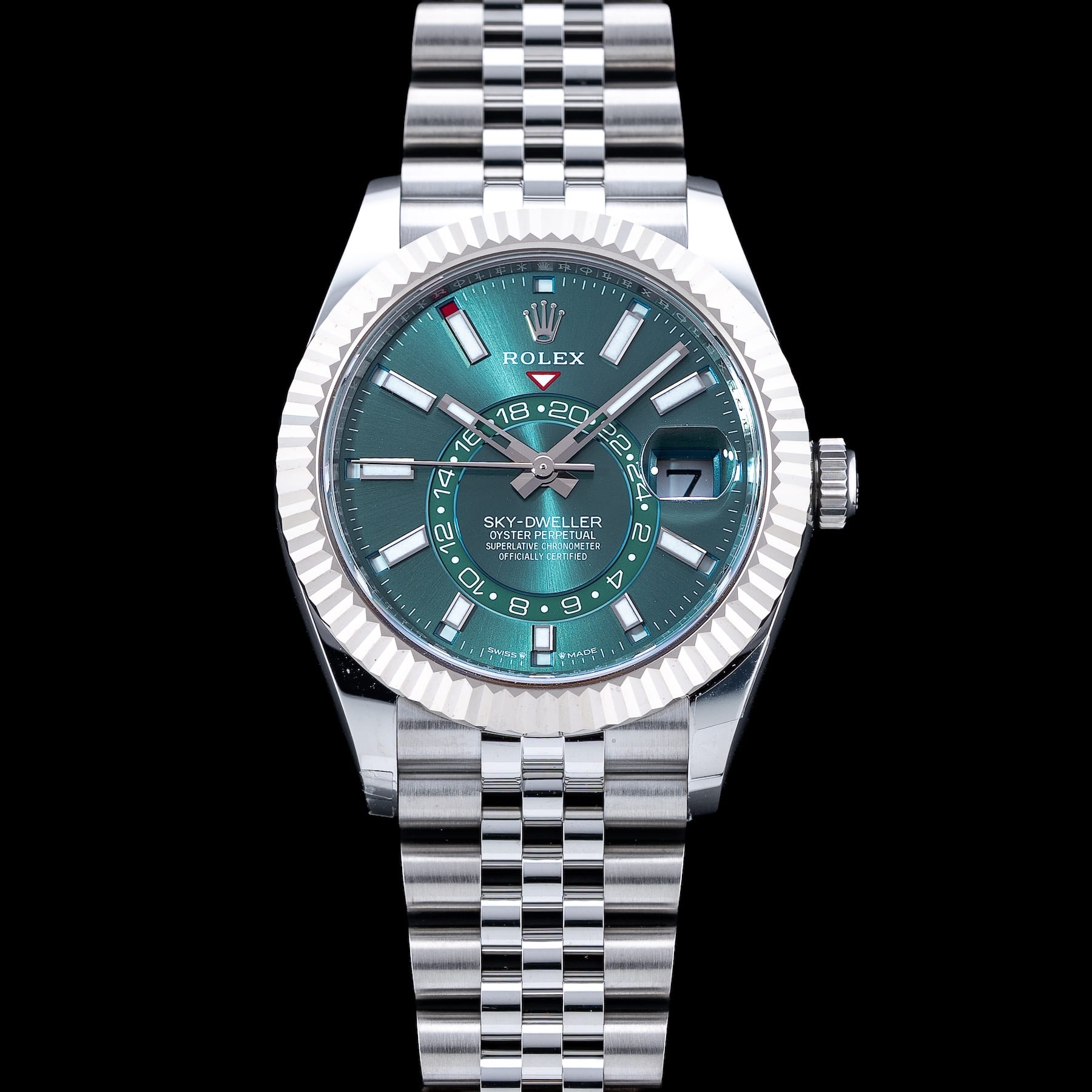 Rolex Skydweller Stainless Green Dial M336934