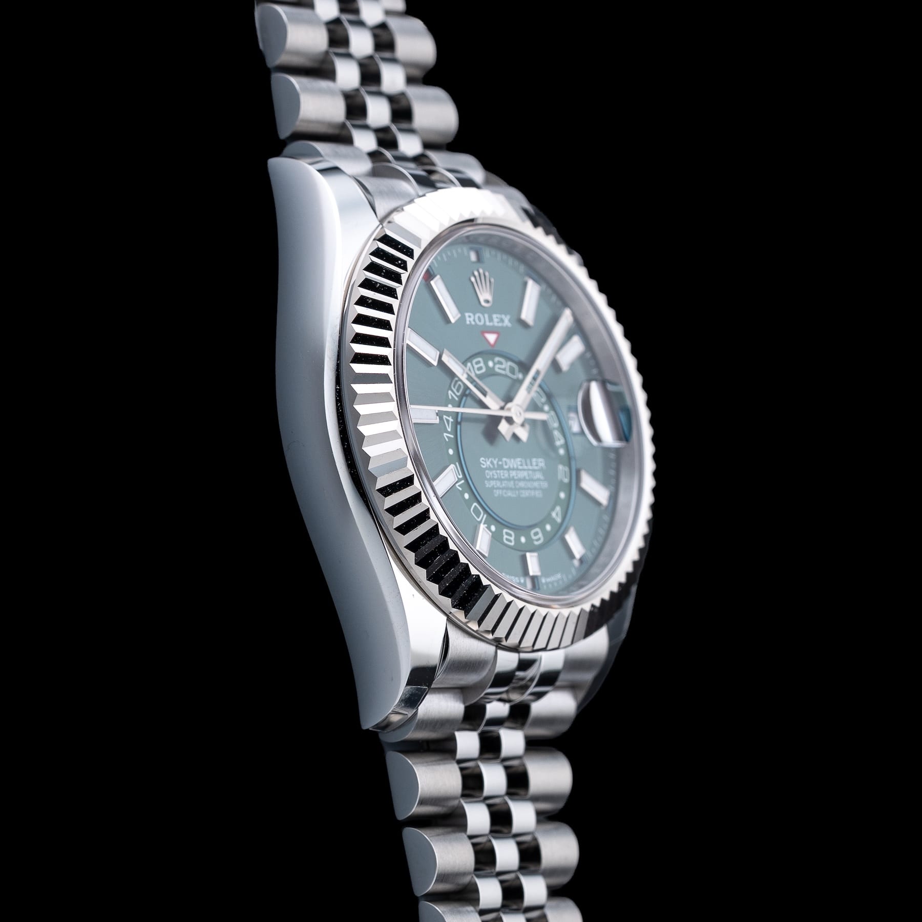 Rolex Skydweller Stainless Green Dial M336934