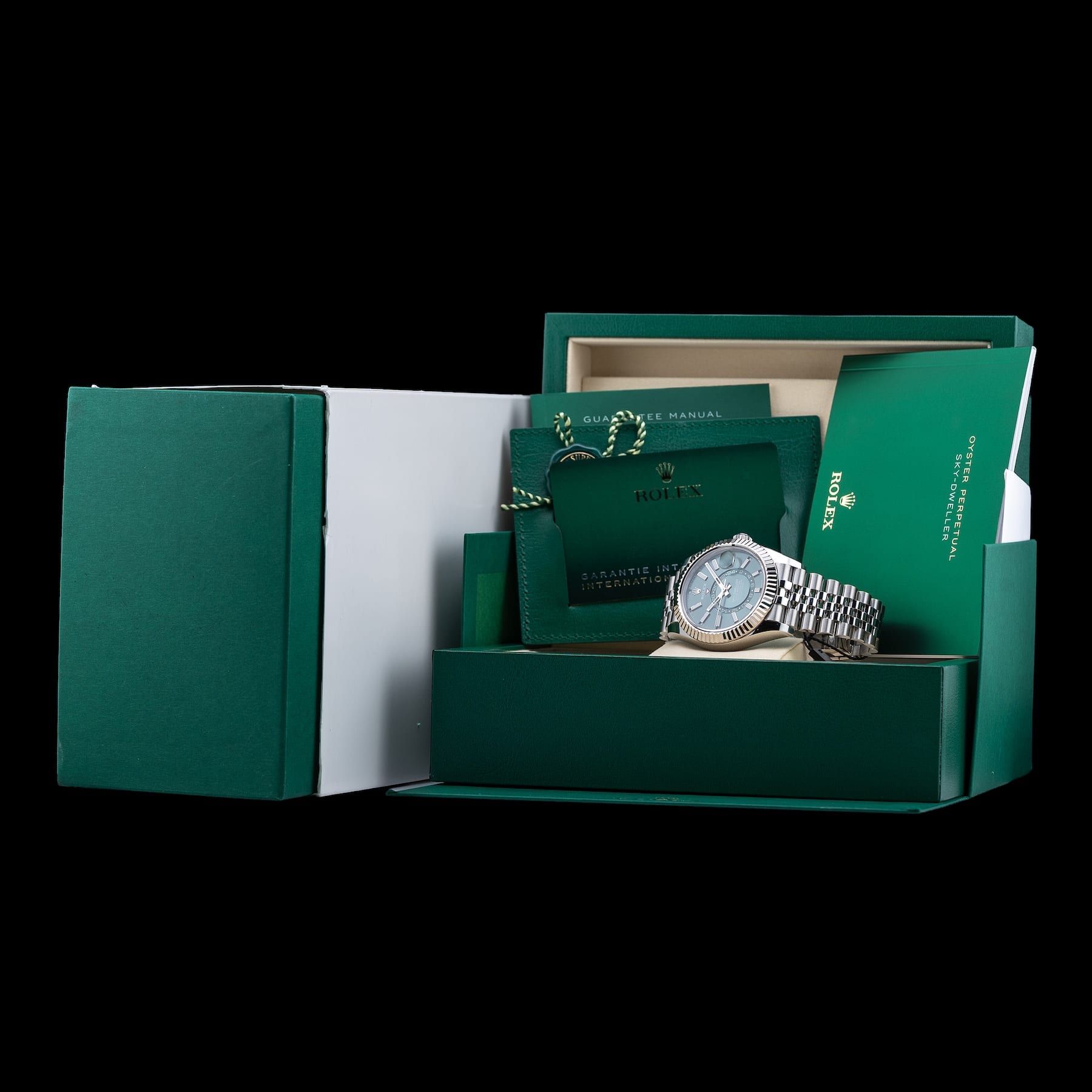 Rolex Skydweller Stainless Green Dial M336934