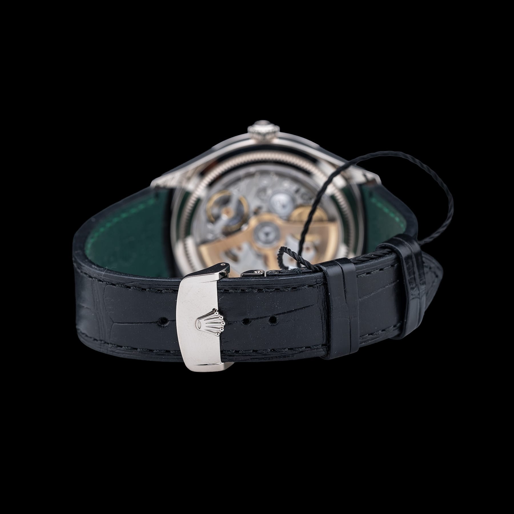 Rolex M52509-0001 Pertetual 1908 18K White Gold Black Dial