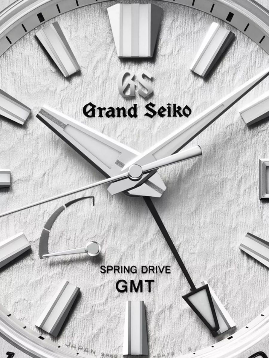 Grand Seiko SBGE285 Mistflake Spring Drive GMT Titanium