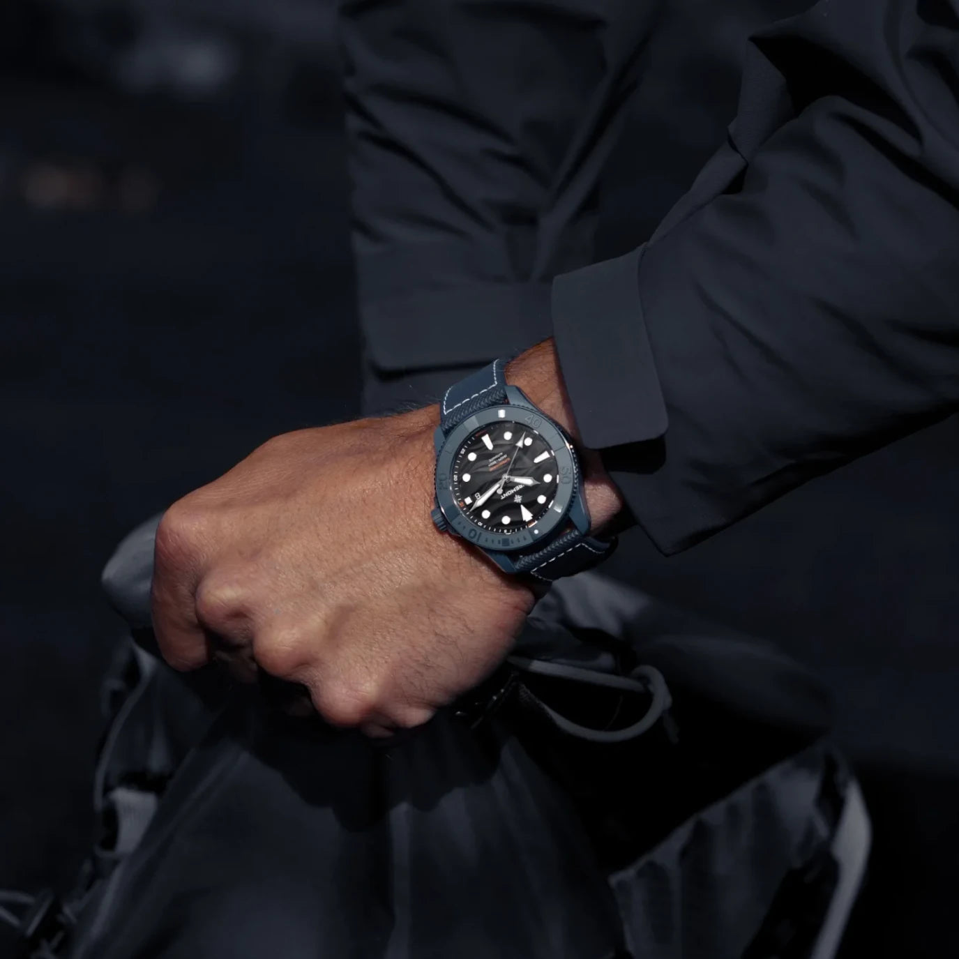 Bremont Supermarine Full Ceramic Deep Blue Leather Strap
