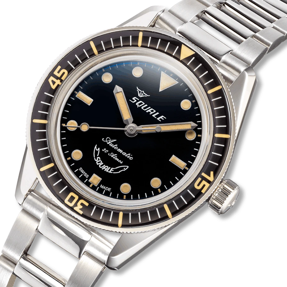 Squale SUB-37 Legend Bracelet SUB-37BKBK.AC