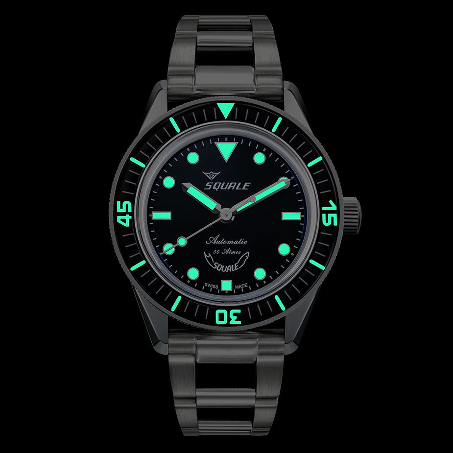 Squale SUB-37 Legend Bracelet SUB-37BKBK.AC