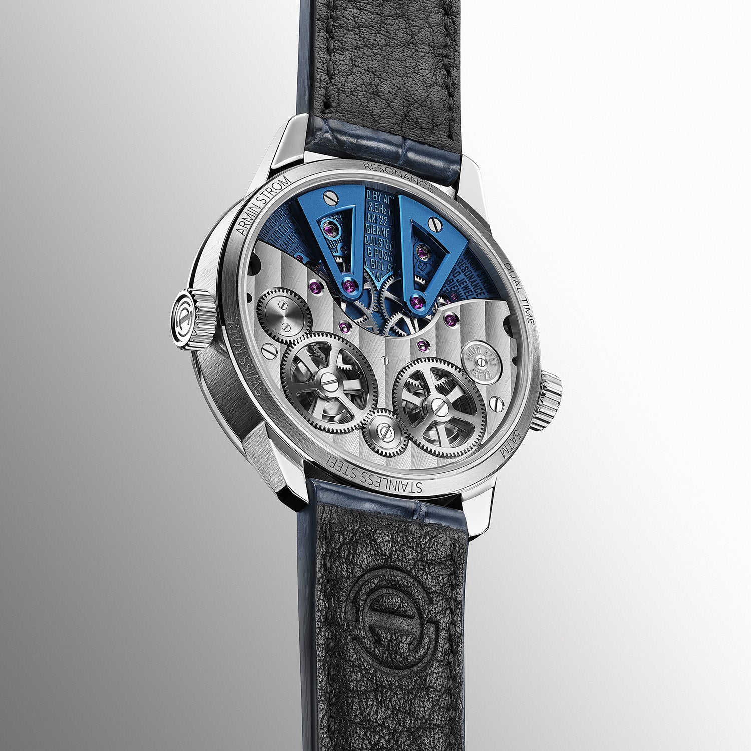 Armin Strom Dual Time GMT Resonance Manufacture Edition Blue ST26-DT.60