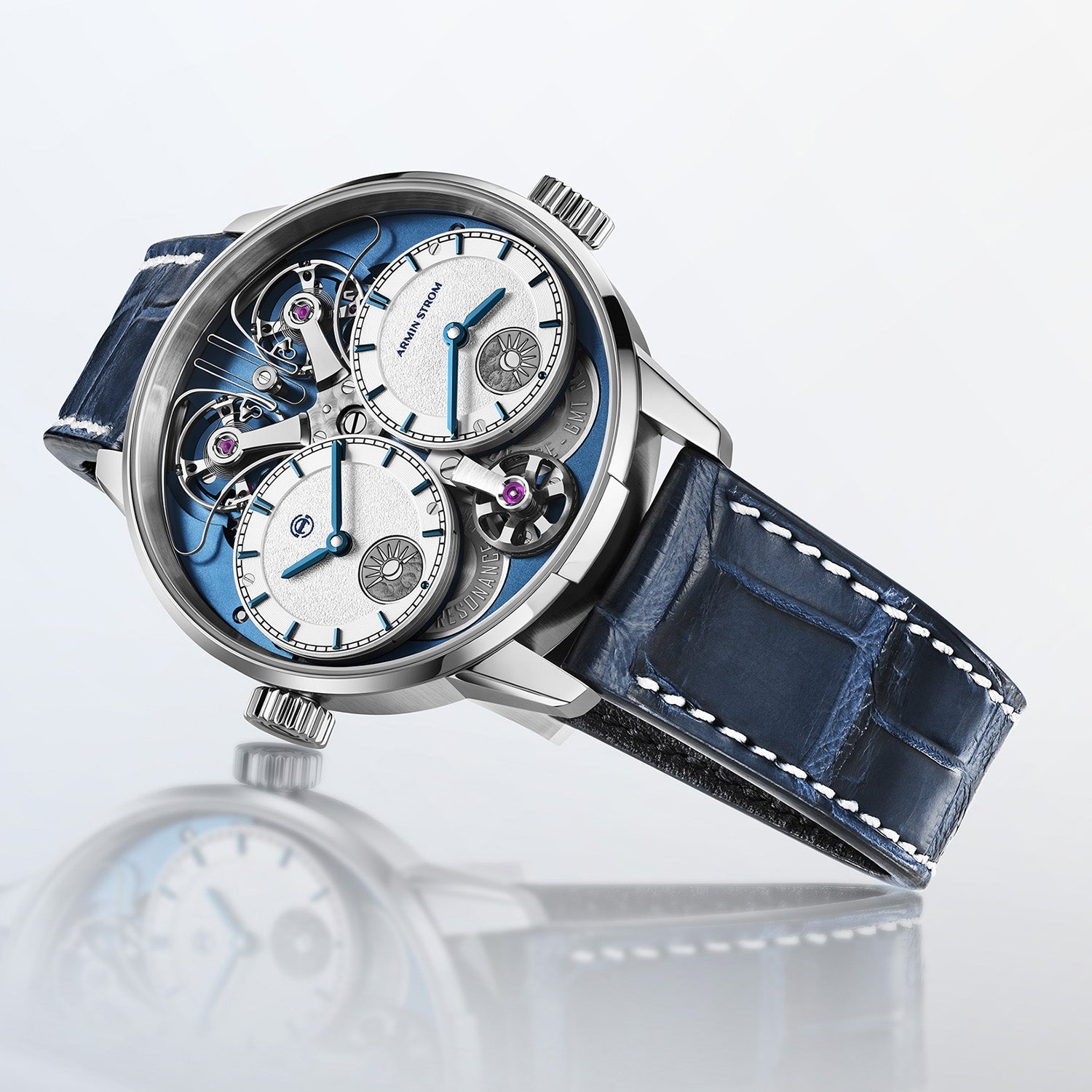 Armin Strom Dual Time GMT Resonance Manufacture Edition Blue ST26-DT.60