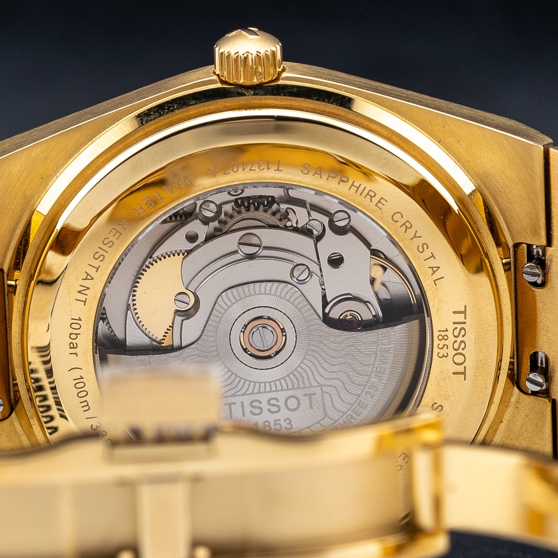 Tissot T137.407.33.021.00 PRX 40mm Auto Gold Dial