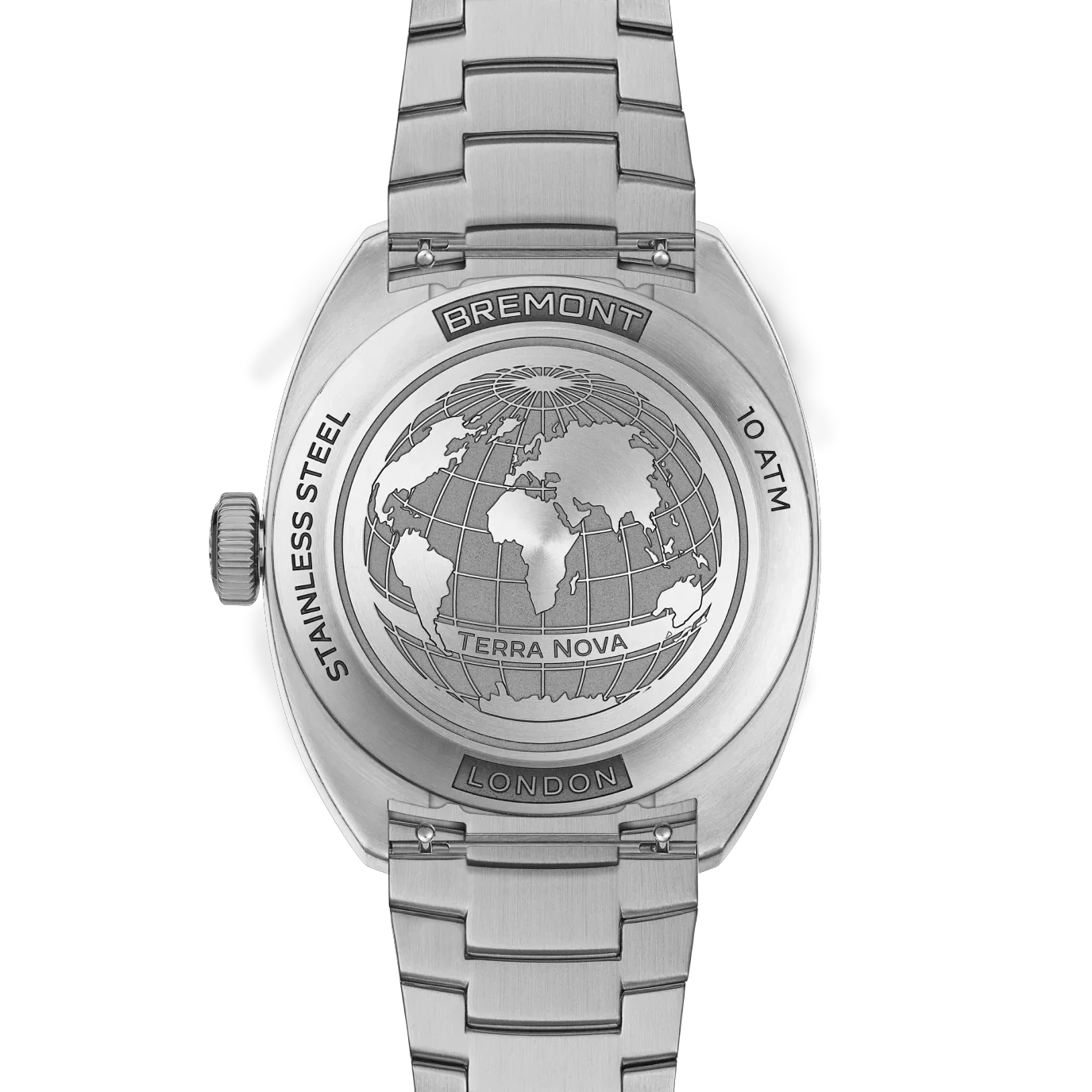 Bremont TN40-JH-SS-BG-B Terra Nova Jumping Hour Burgundy on Bracelet